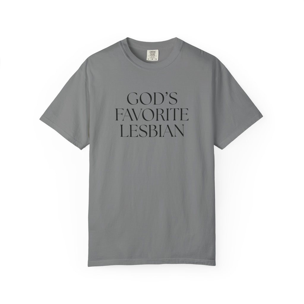 God’s Favorite Lesbian T-Shirt — Inclusive Pride Tee