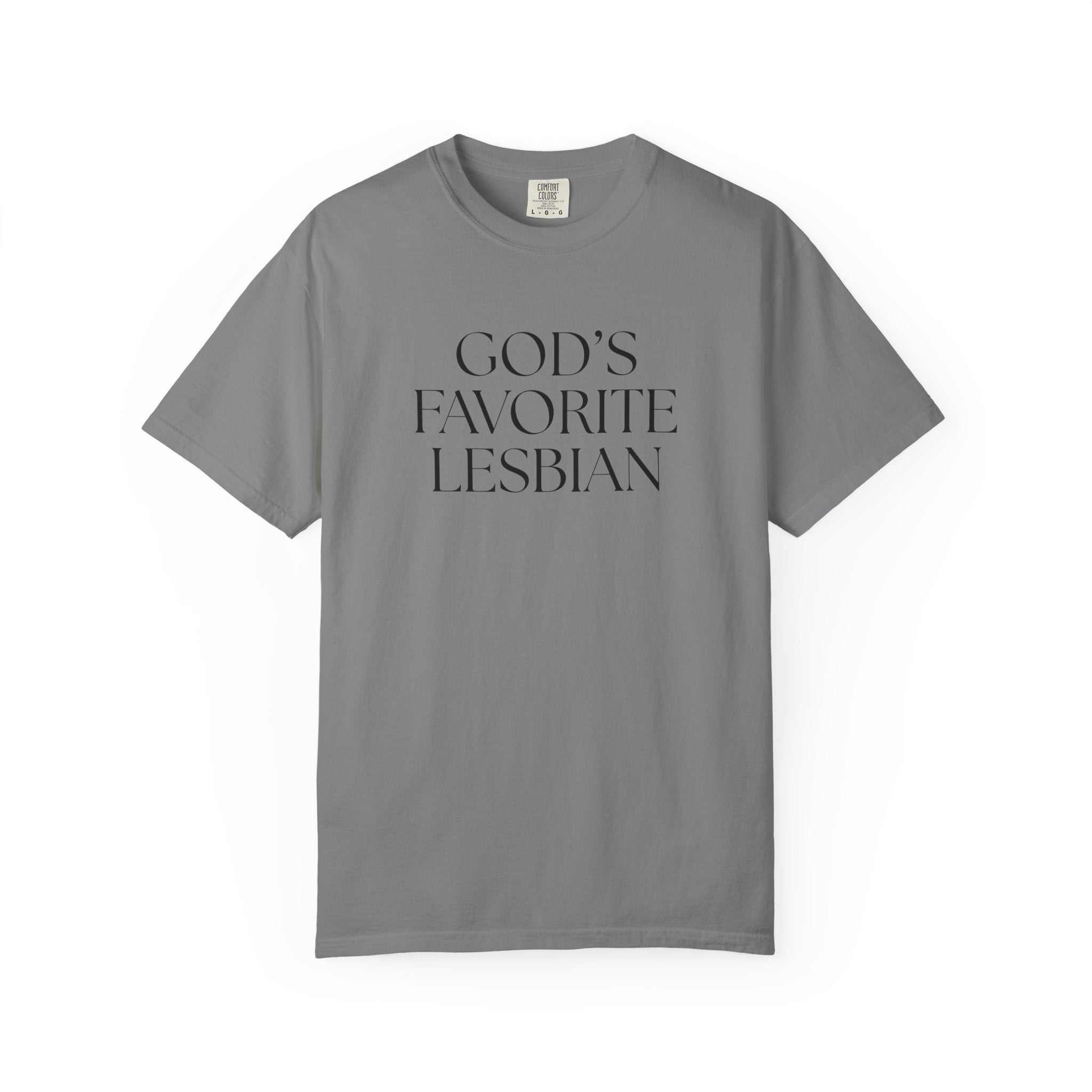 God’s Favorite Lesbian T-Shirt — Inclusive Pride Tee