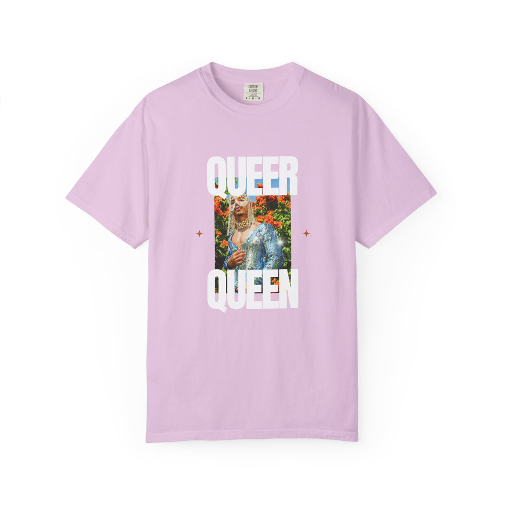 Queer Queen T-Shirt — Vintage Floral Pride Graphic Tee
