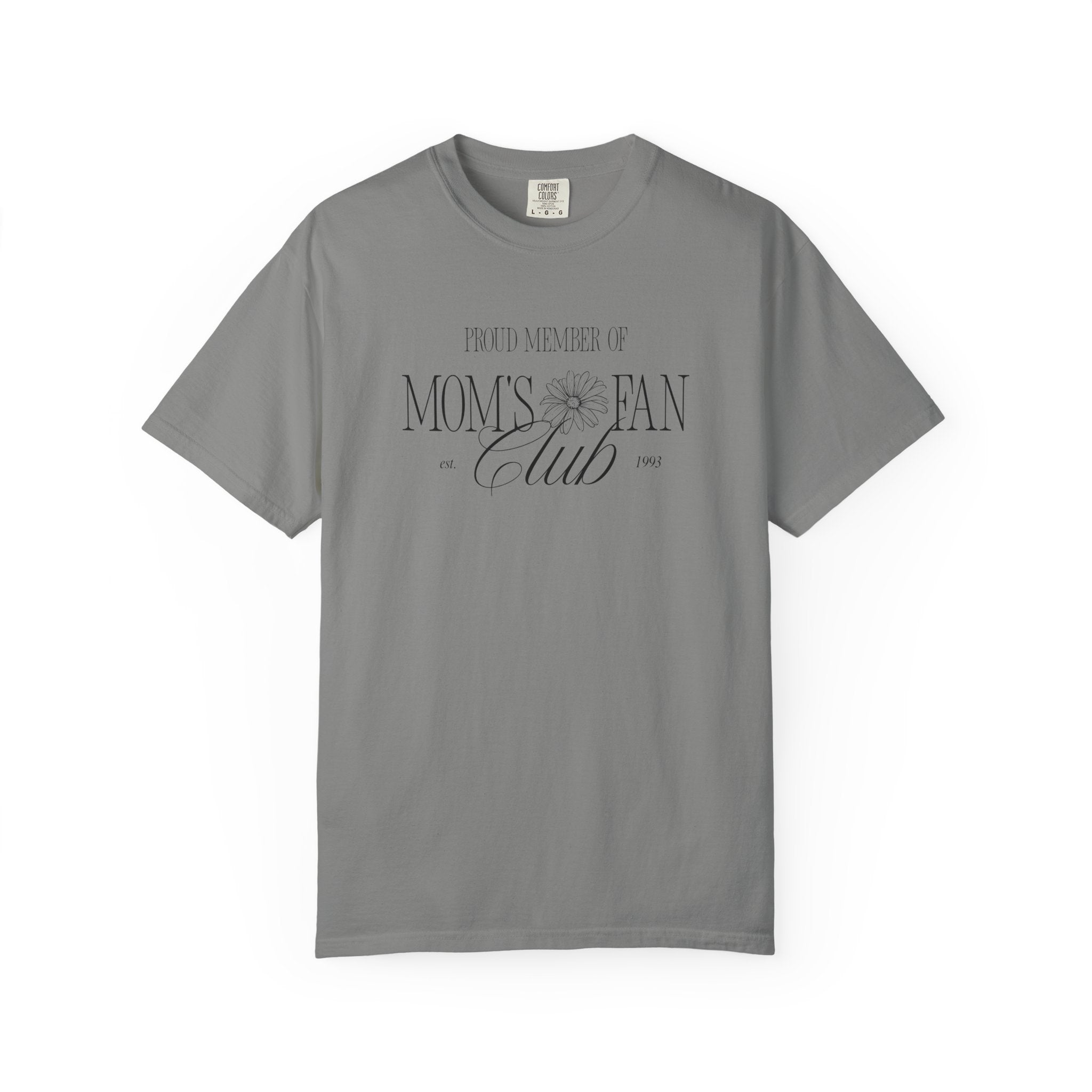 Mom's Fan Club T-Shirt — Vintage Floral Mother's Day Tee
