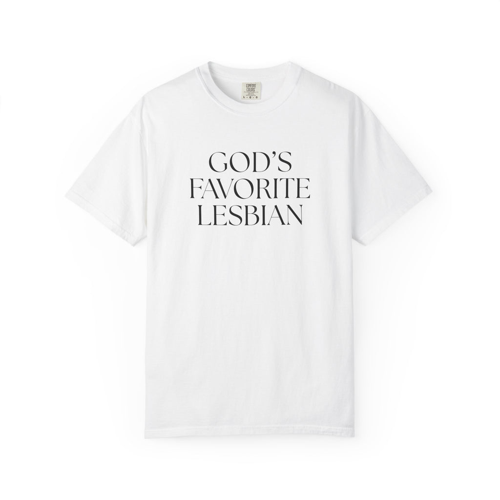 God’s Favorite Lesbian T-Shirt — Inclusive Pride Tee