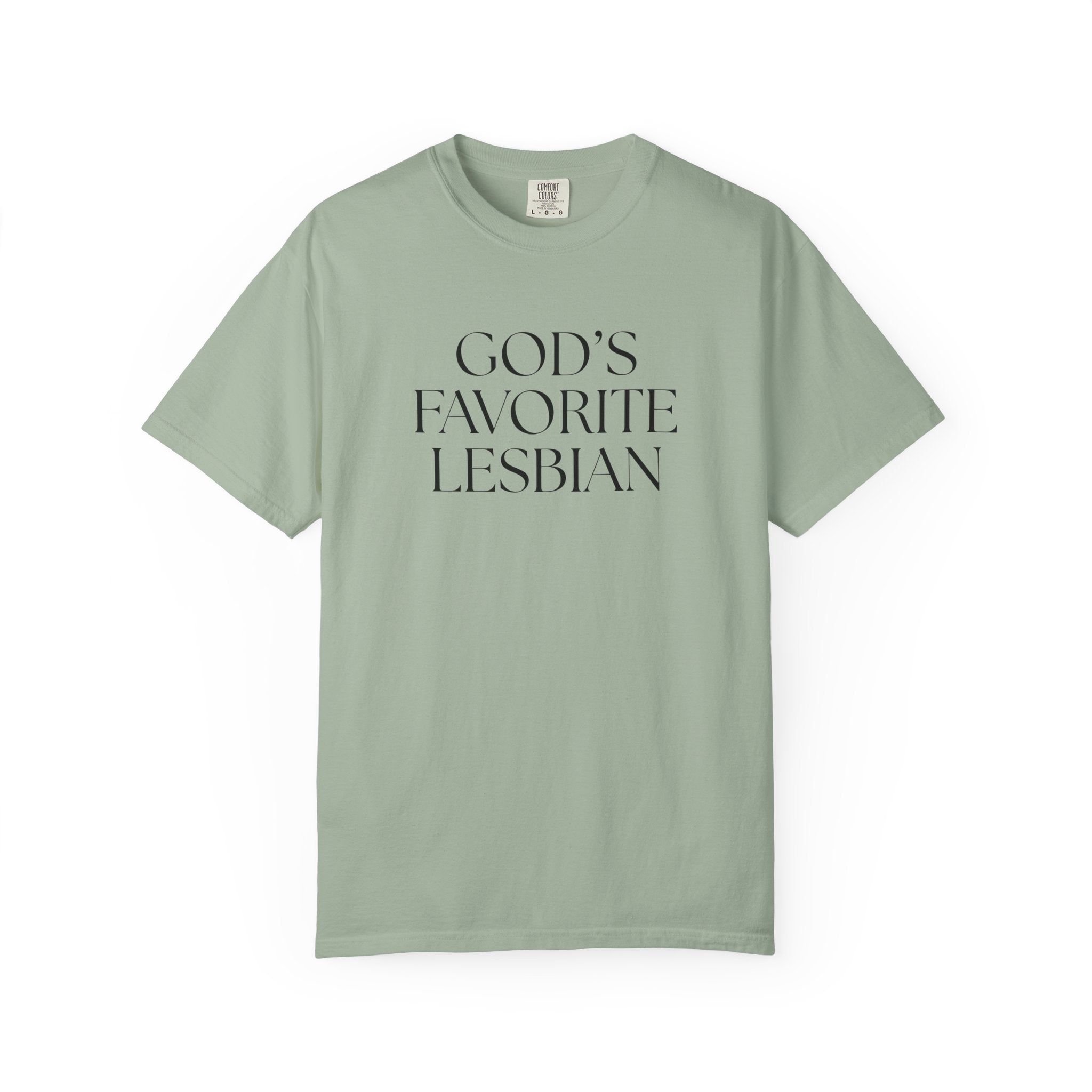 God’s Favorite Lesbian T-Shirt — Inclusive Pride Tee