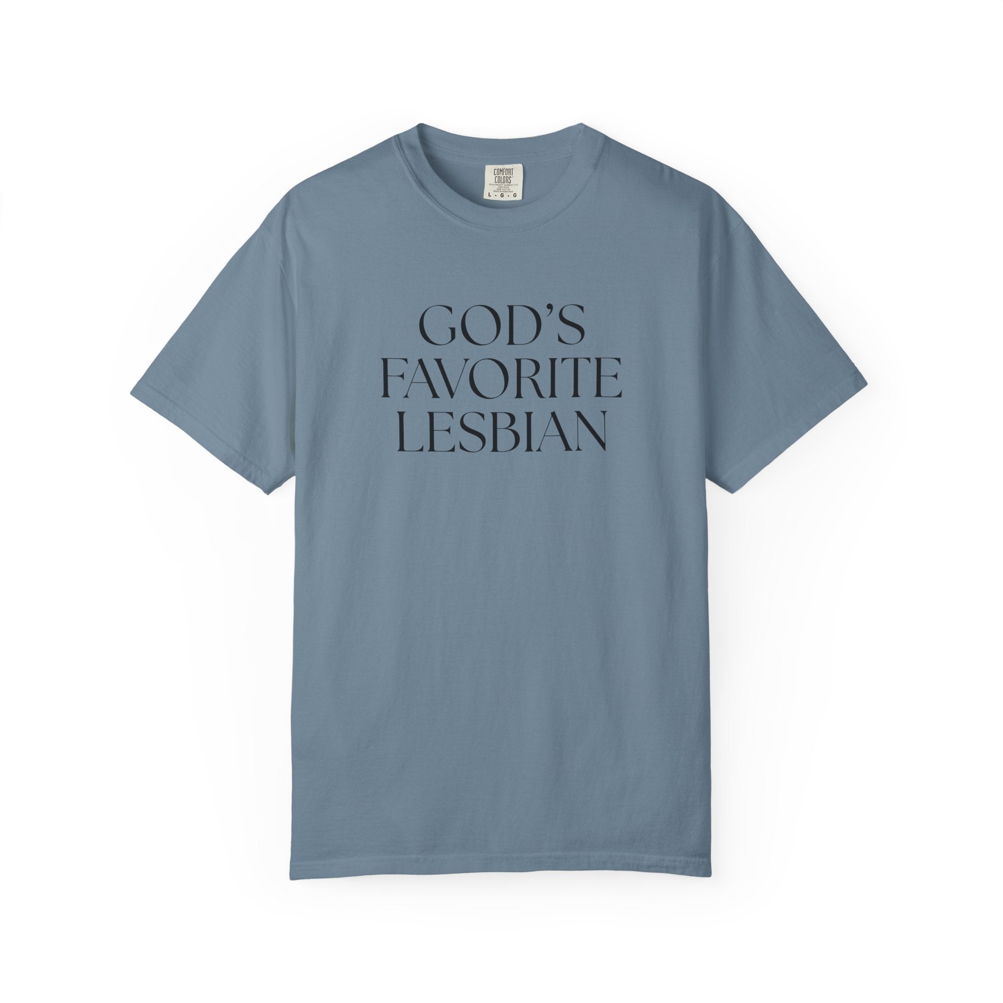 God’s Favorite Lesbian T-Shirt — Inclusive Pride Tee