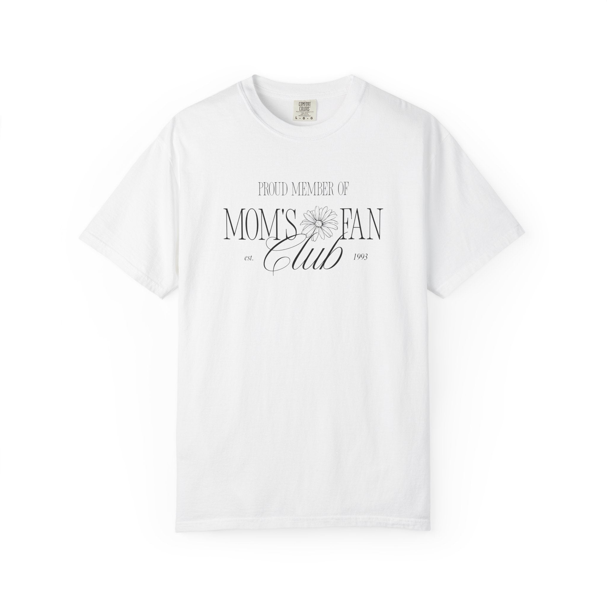 Mom's Fan Club T-Shirt — Vintage Floral Mother's Day Tee