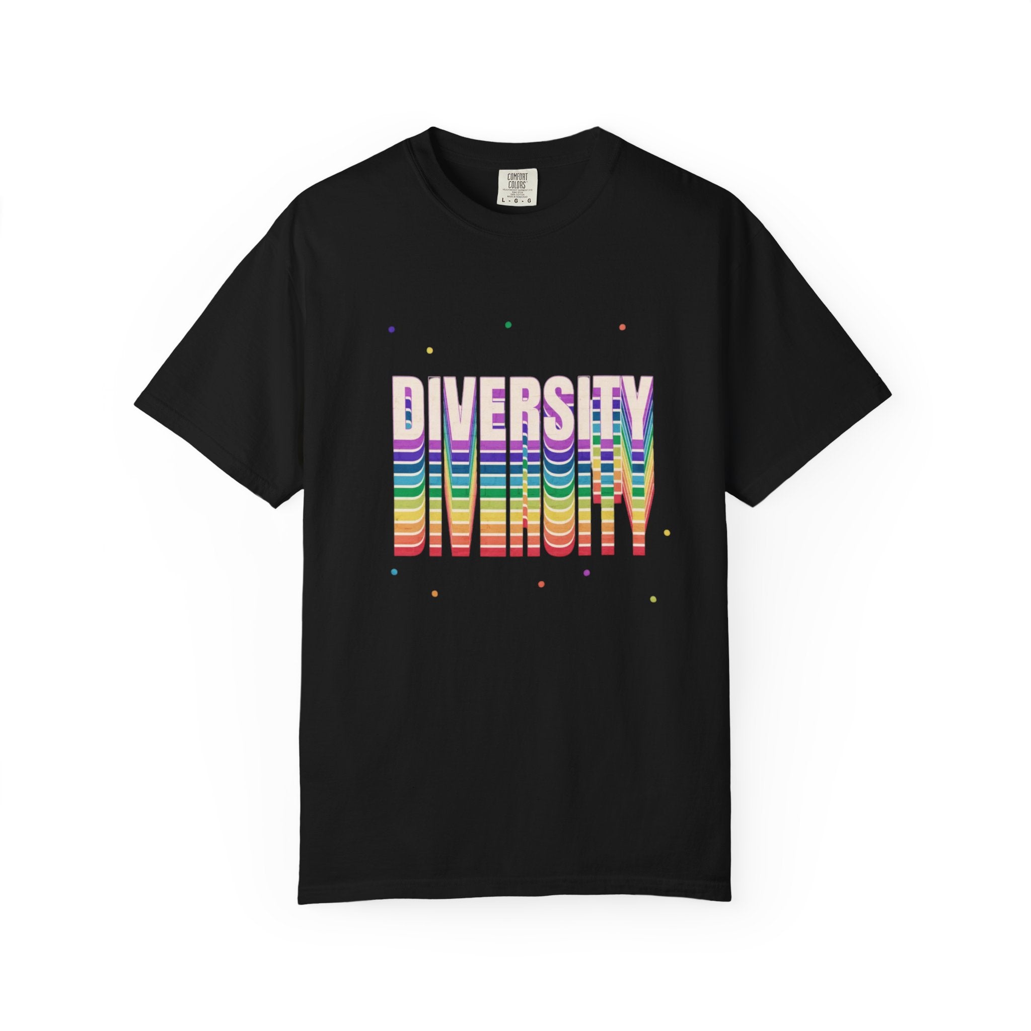 Diversity Rainbow T-Shirt — 'DIVERSITY' Bold Pride Graphic Tee