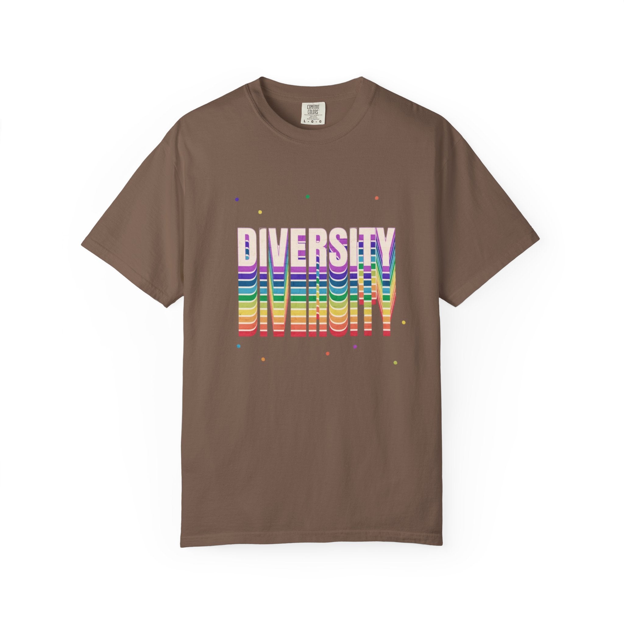 Diversity Rainbow T-Shirt — 'DIVERSITY' Bold Pride Graphic Tee