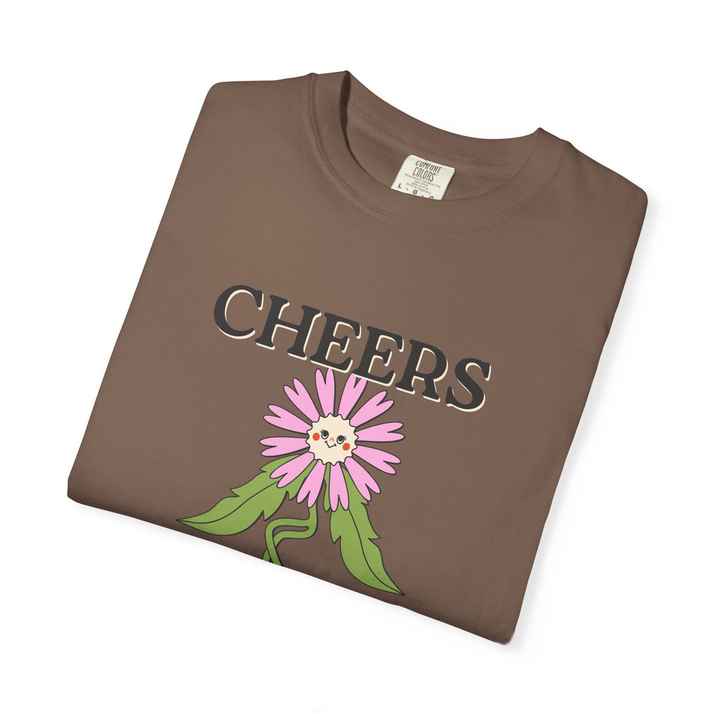 Cheers Queers Floral T-Shirt — Pride Friendly Graphic Tee