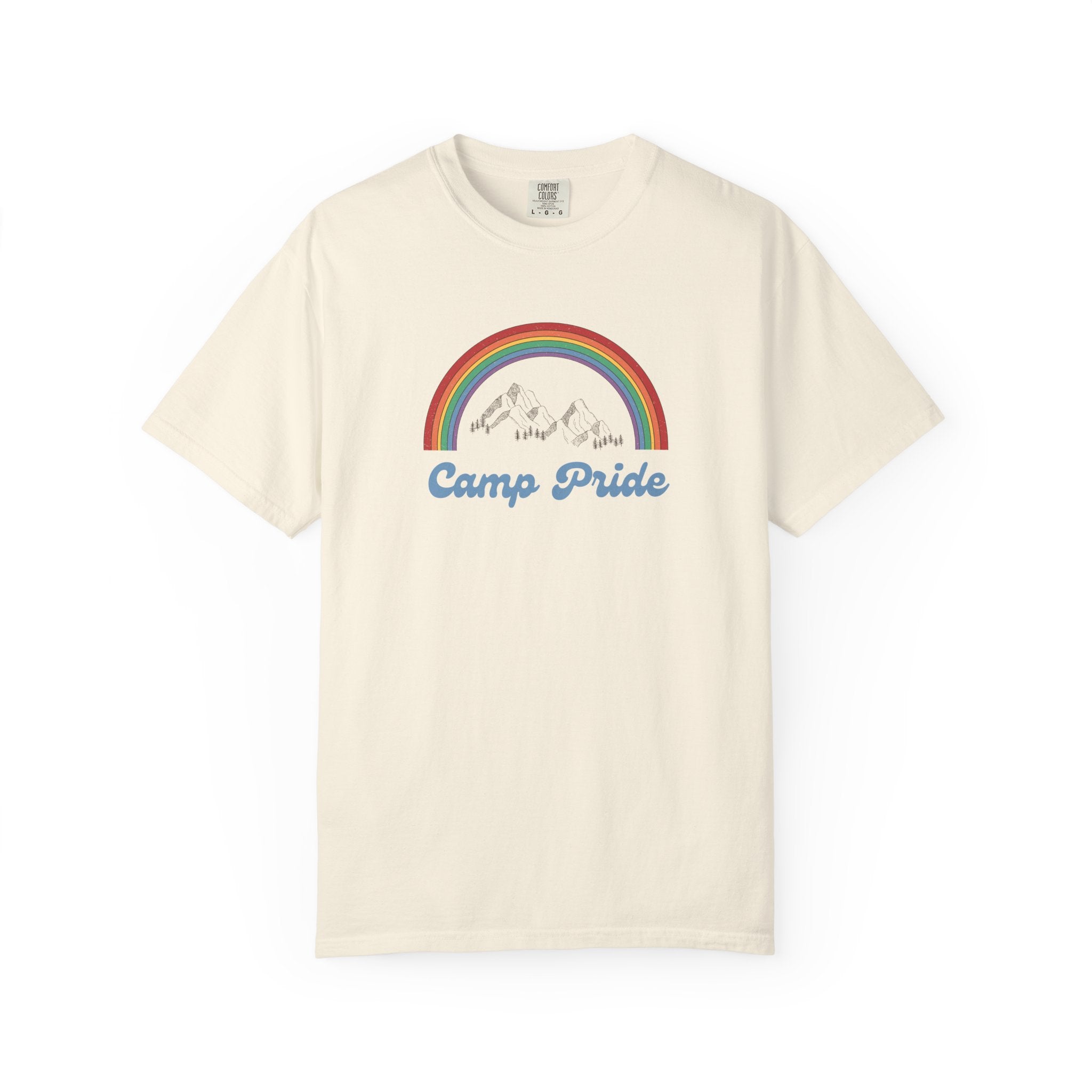 Camp Pride T-Shirt — Rainbow Graphic Tee