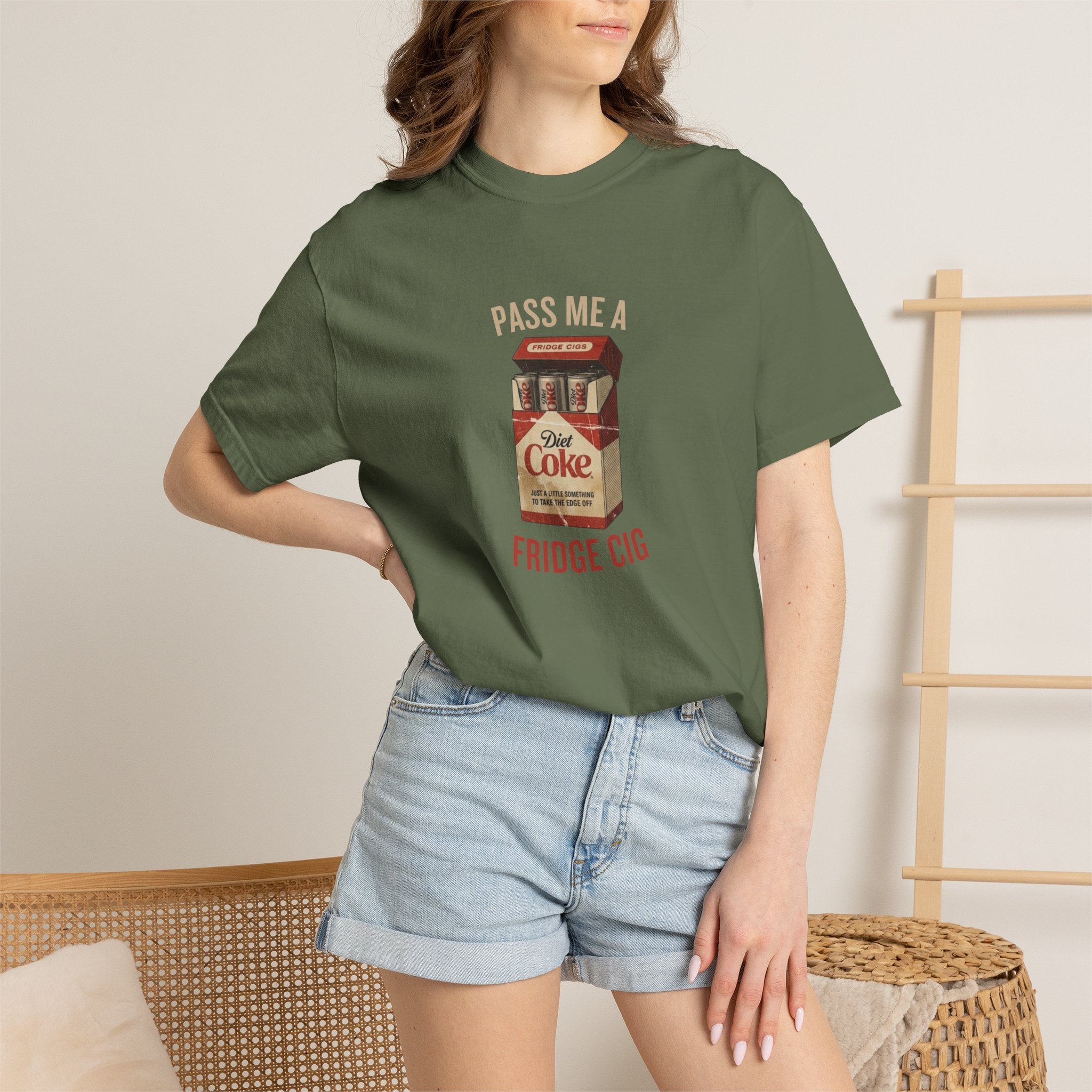 Fridge Cig Retro Soda T-Shirt — "Pass Me a Fridge Cig" Vintage Graphic Tee