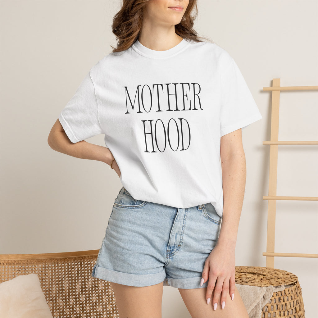 Motherhood Graphic T-Shirt — Minimalist Mom Tee