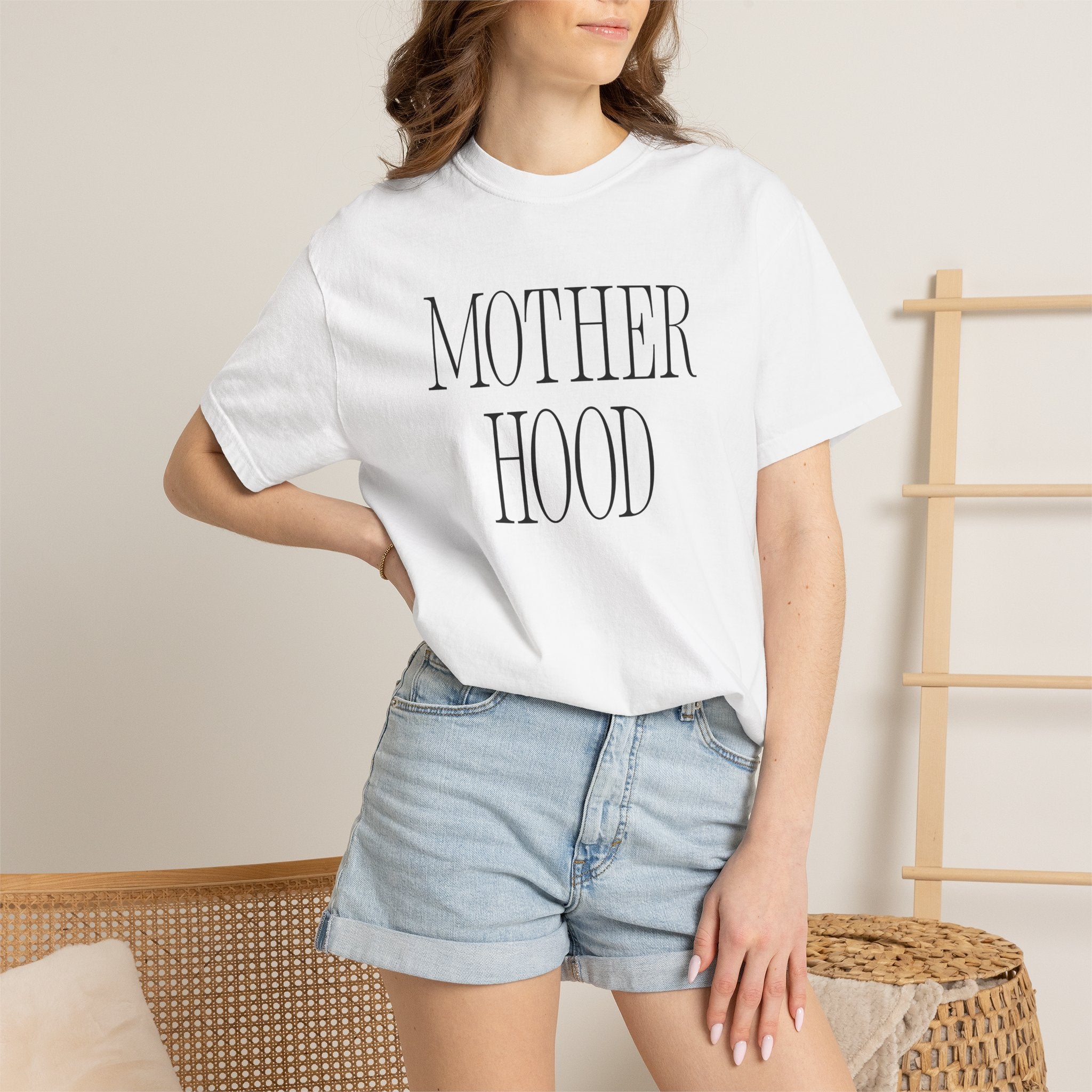 Motherhood Graphic T-Shirt — Minimalist Mom Tee