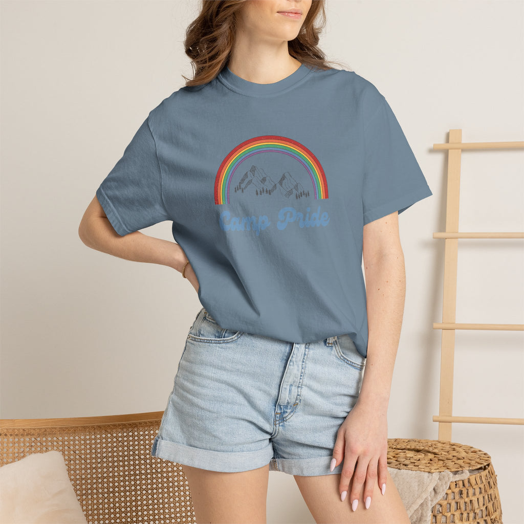 Camp Pride T-Shirt — Rainbow Graphic Tee
