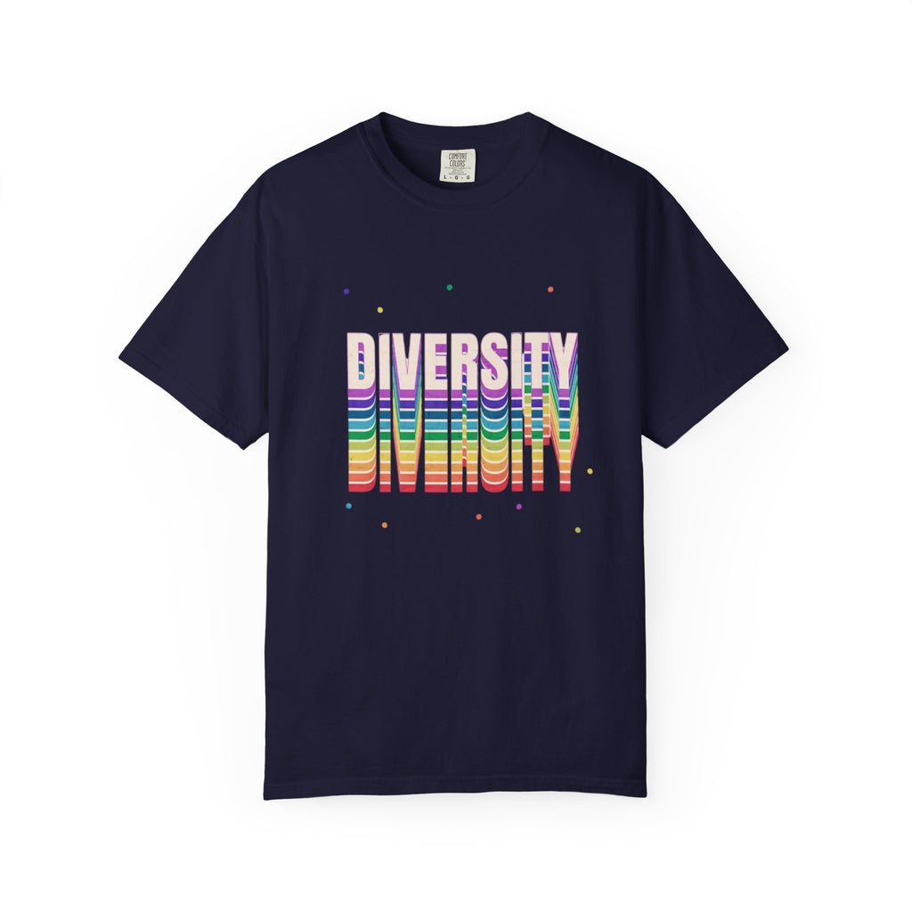 Diversity Rainbow T-Shirt — 'DIVERSITY' Bold Pride Graphic Tee