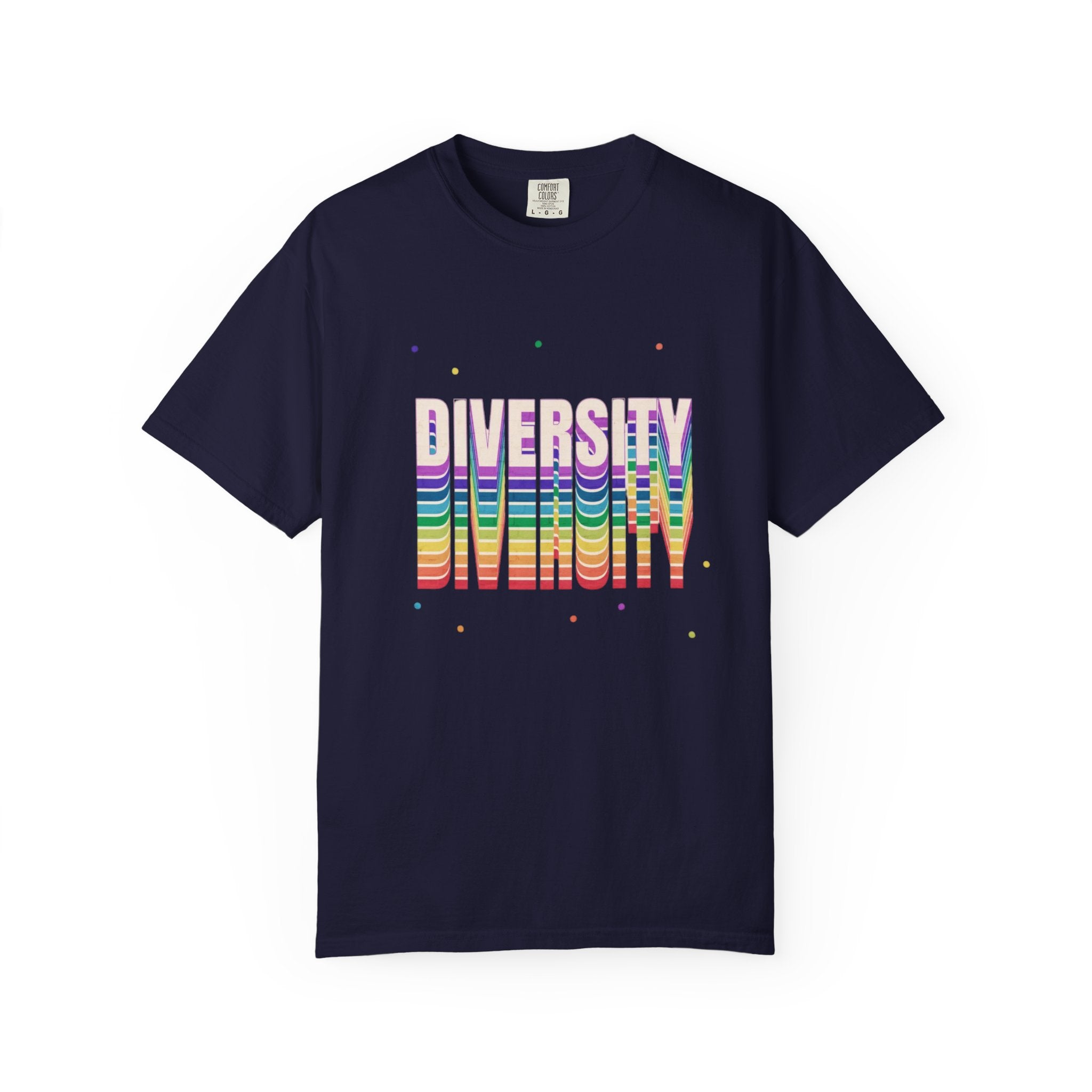Diversity Rainbow T-Shirt — 'DIVERSITY' Bold Pride Graphic Tee