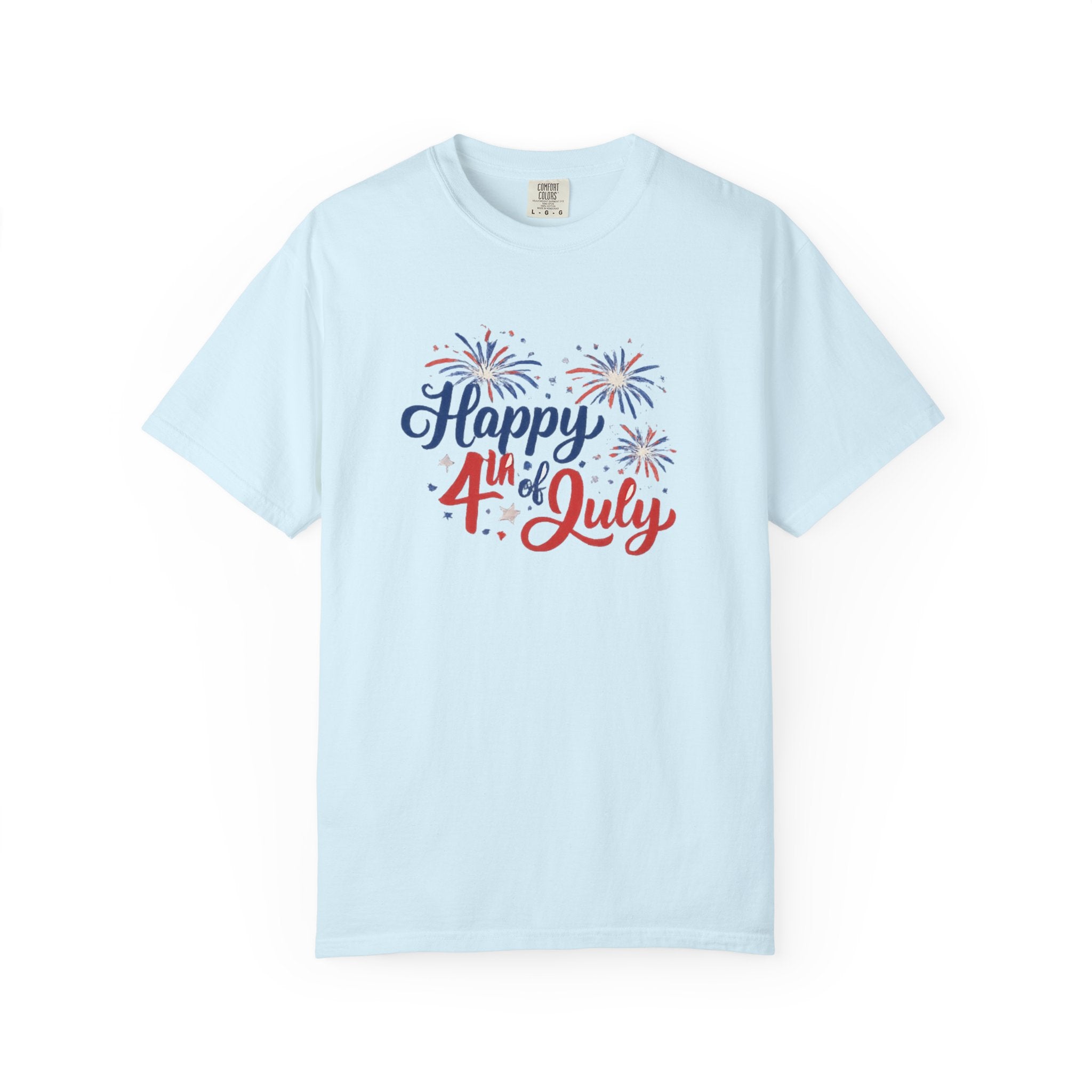 Happy 4th of July T-Shirt — Patriotic Fireworks Tee