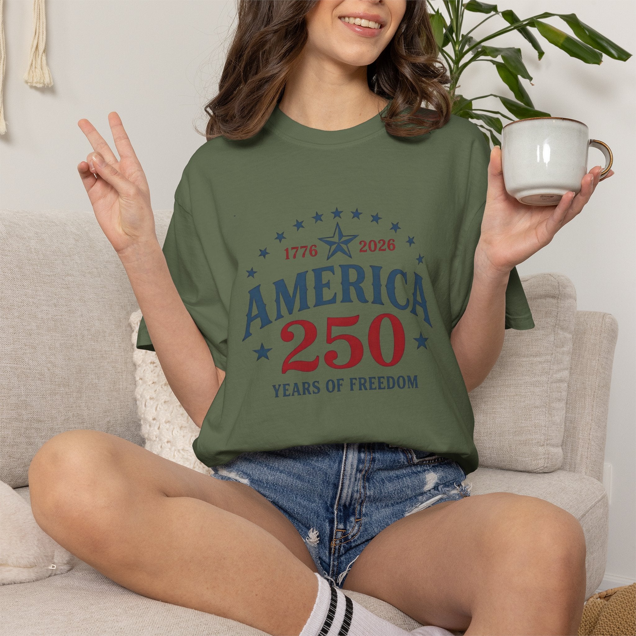 America 250 T-Shirt — 1776–2026 Years of Freedom Patriotic Tee