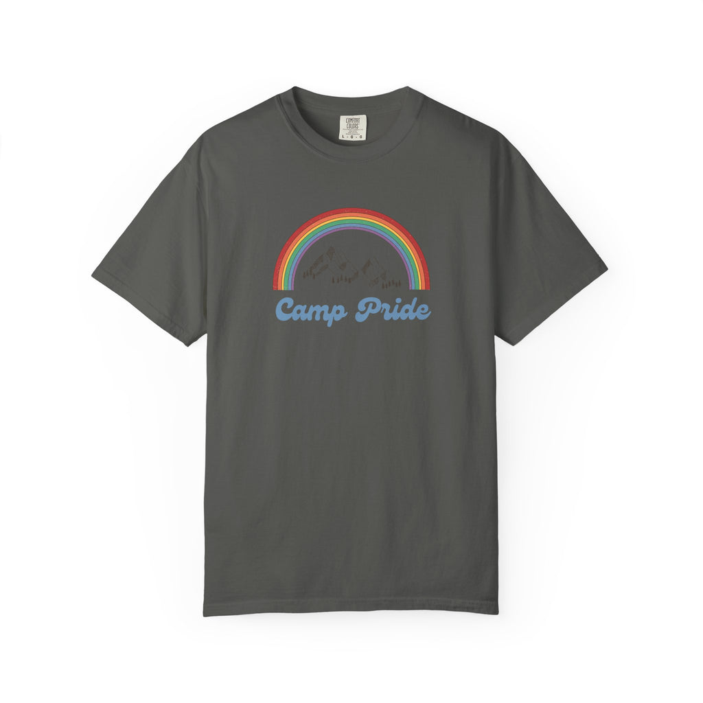 Camp Pride T-Shirt — Rainbow Graphic Tee