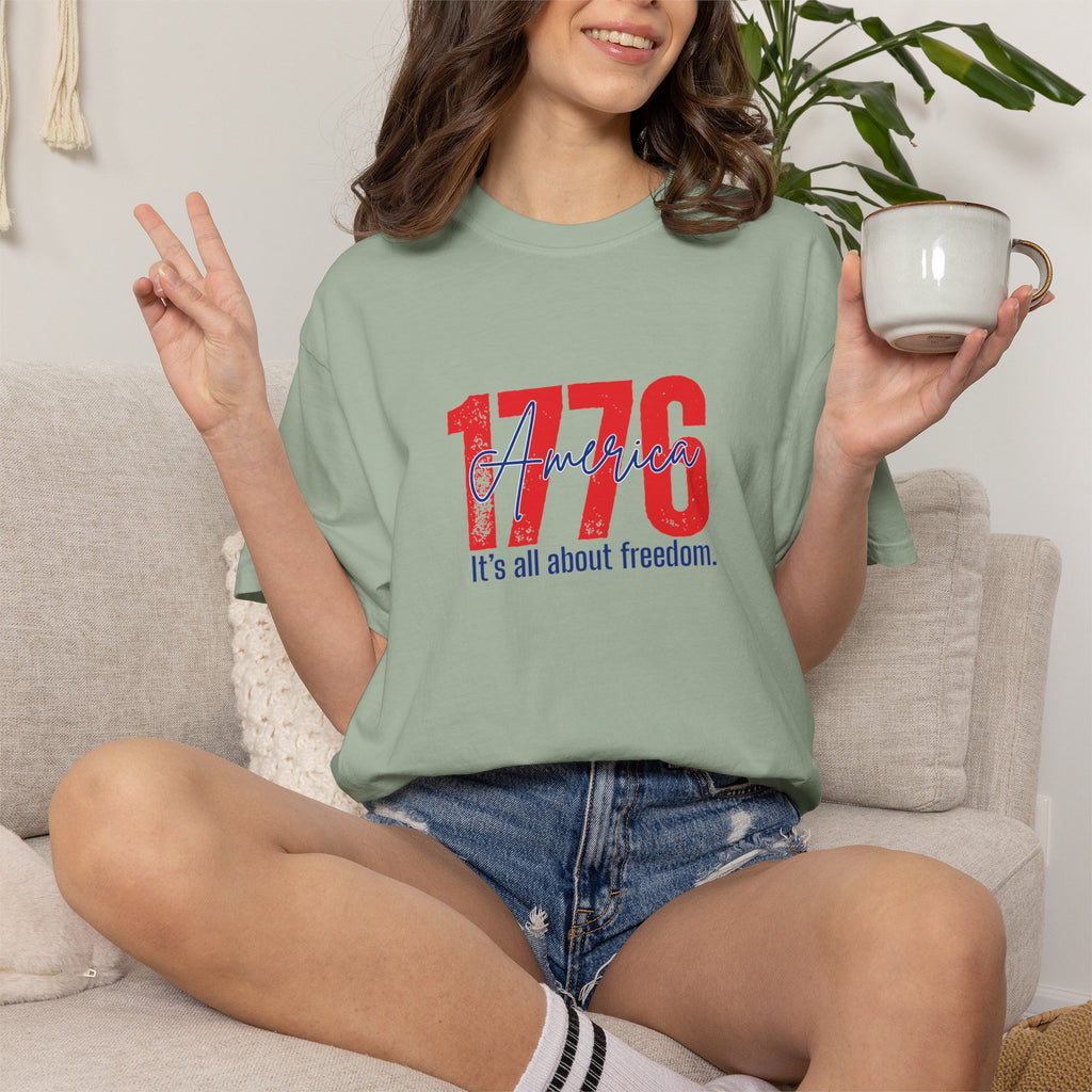 1776 Freedom Tee - Patriotic American Independence Day T-Shirt