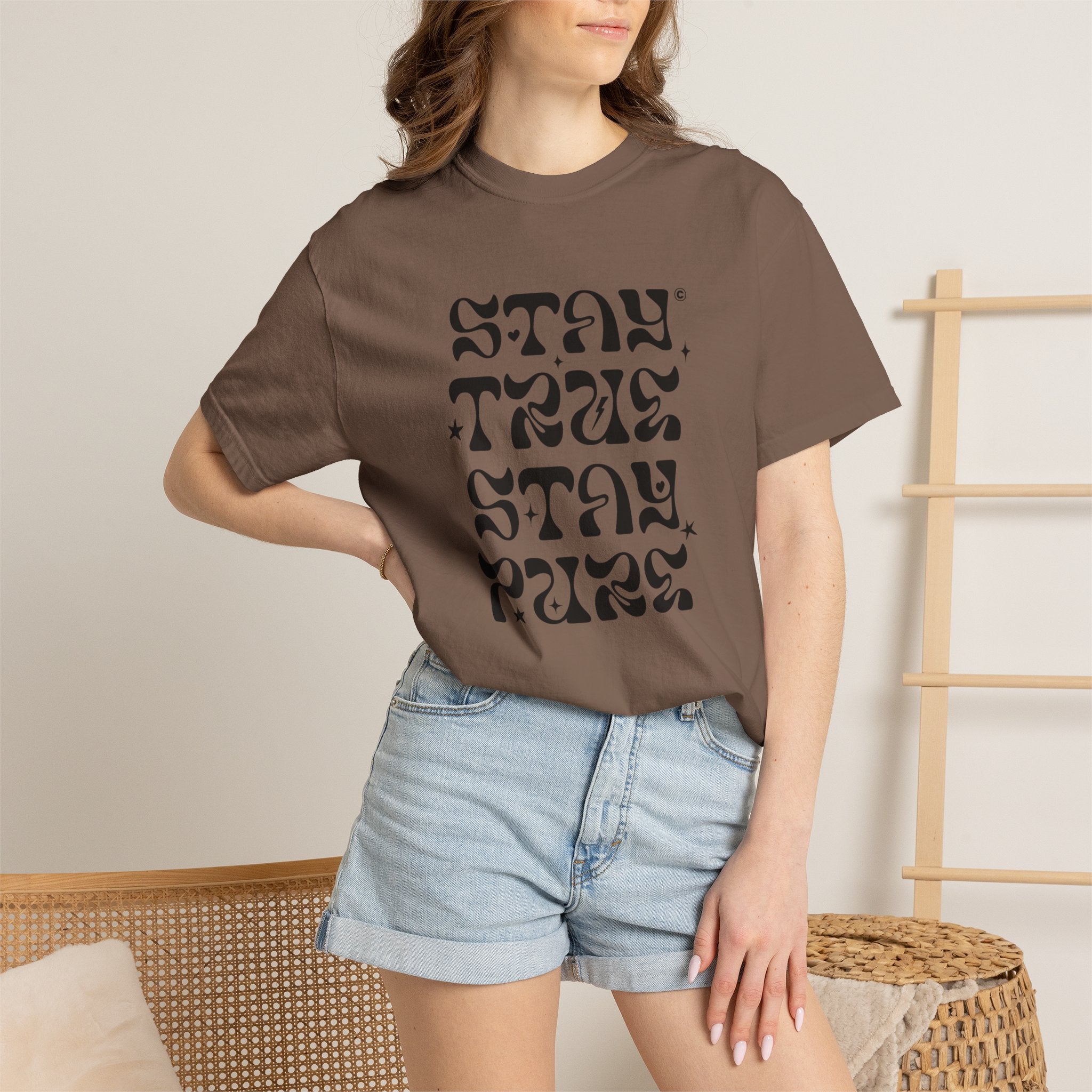 Stay True Stay Pure Graphic T-Shirt