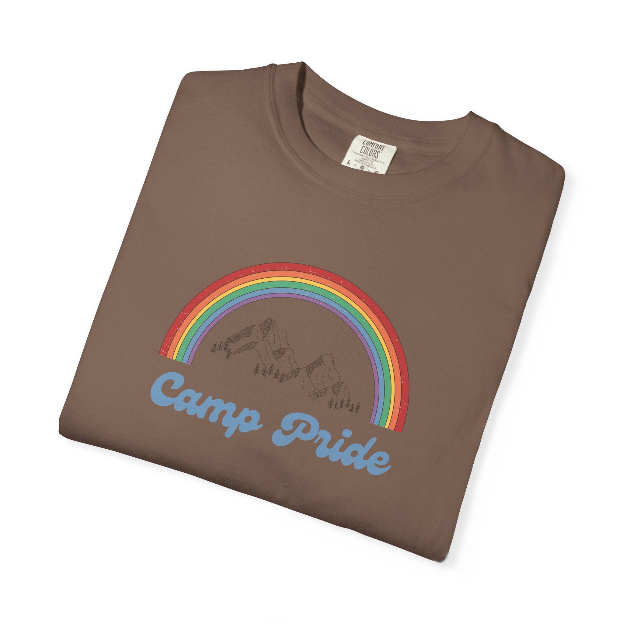 Camp Pride T-Shirt — Rainbow Graphic Tee