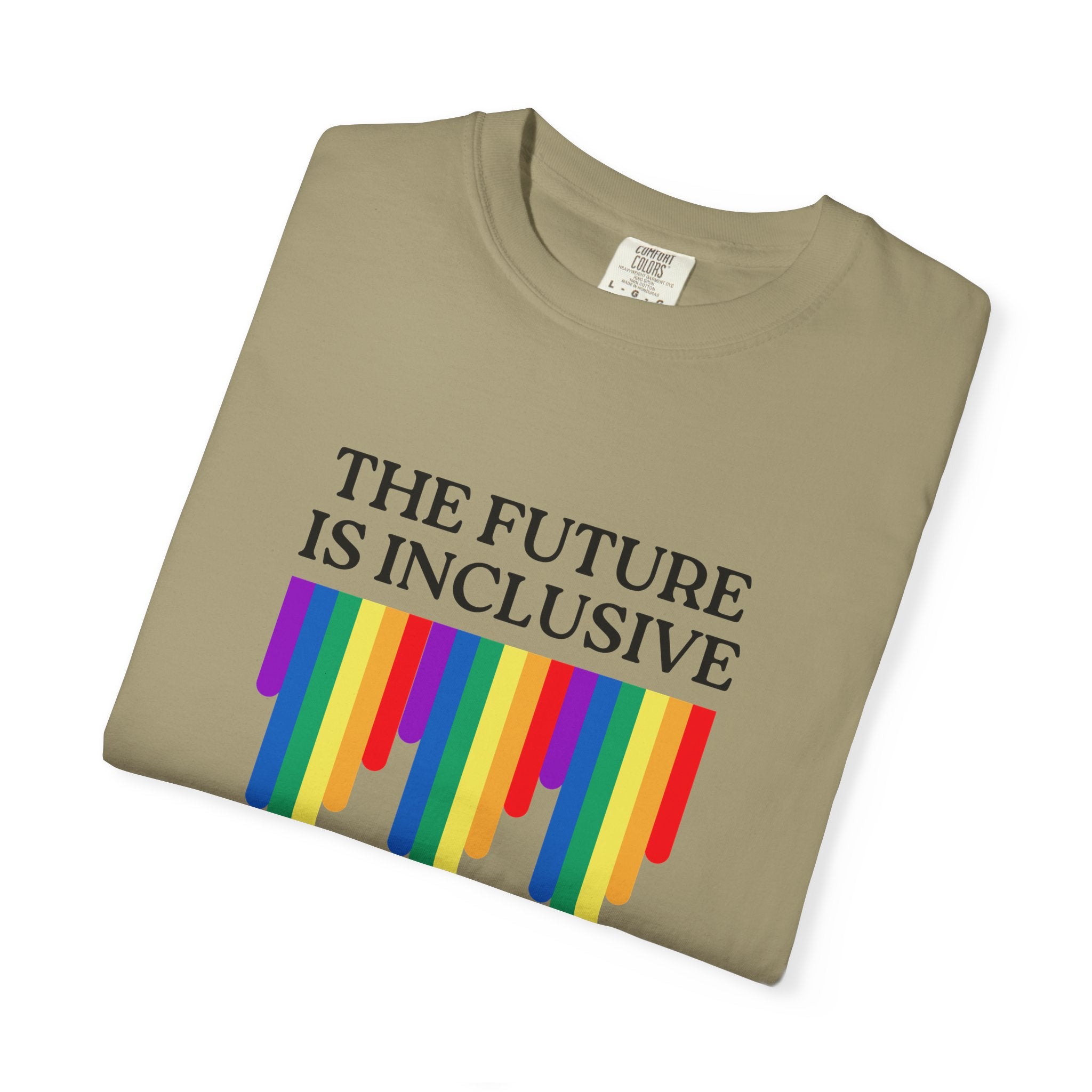 Inclusive Future T‑Shirt – "The Future Is Inclusive" Rainbow Pride Tee