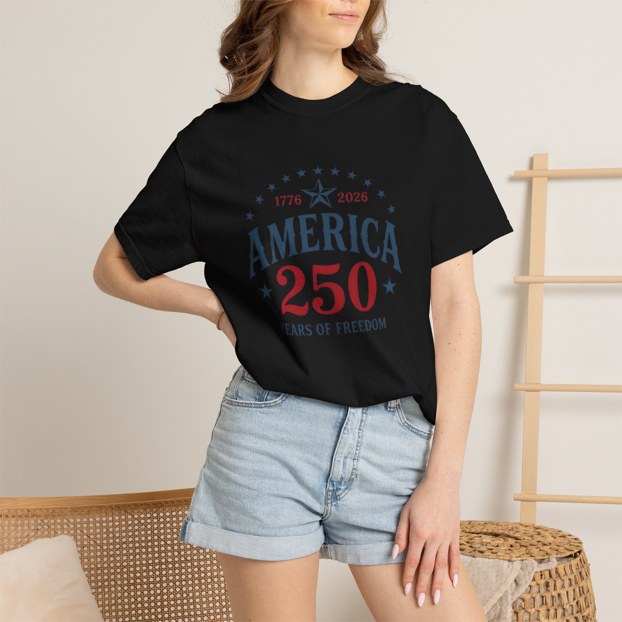 America 250 T-Shirt — 1776–2026 Years of Freedom Patriotic Tee