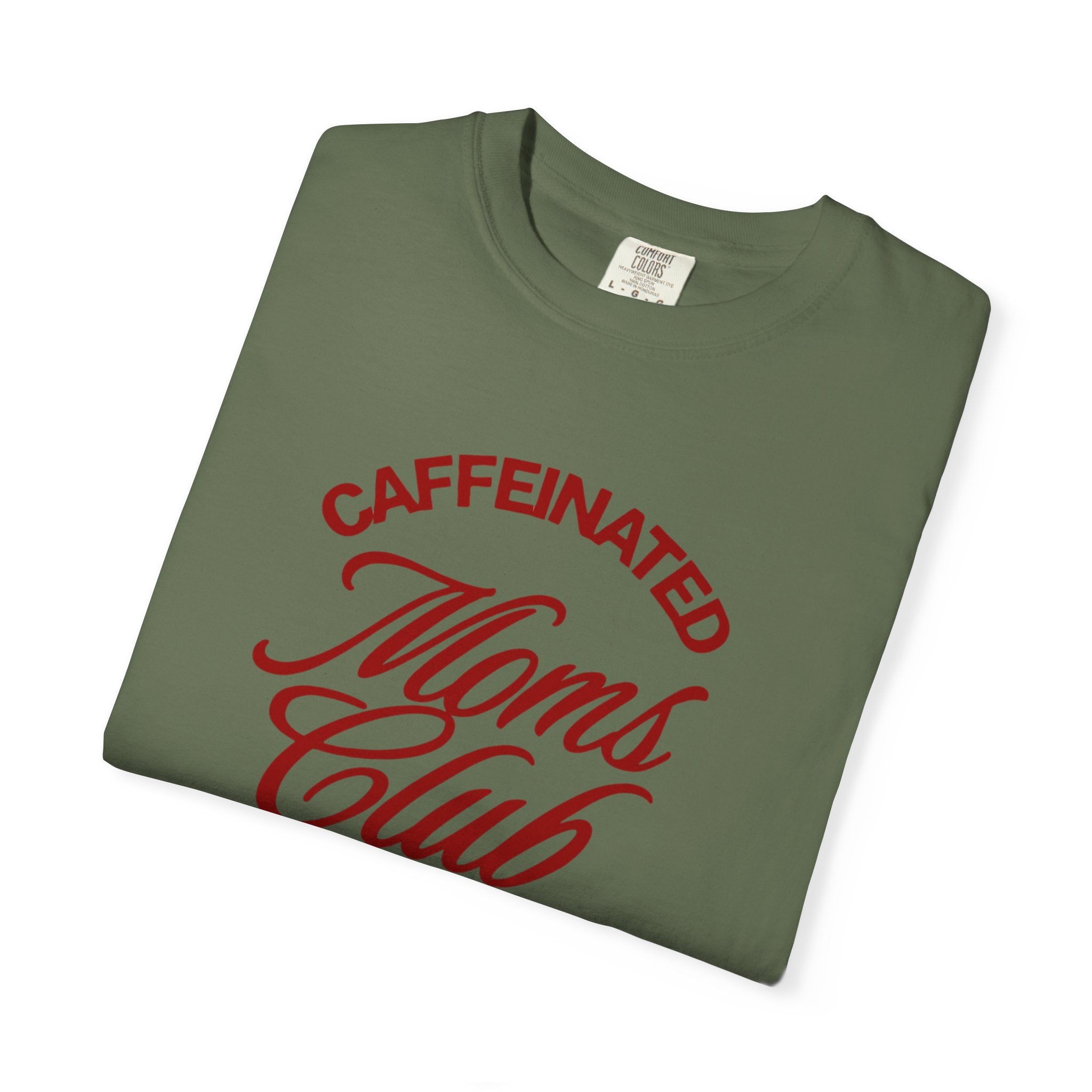 Caffeinated Moms Club T-Shirt — Retro Coffee Mom Tee
