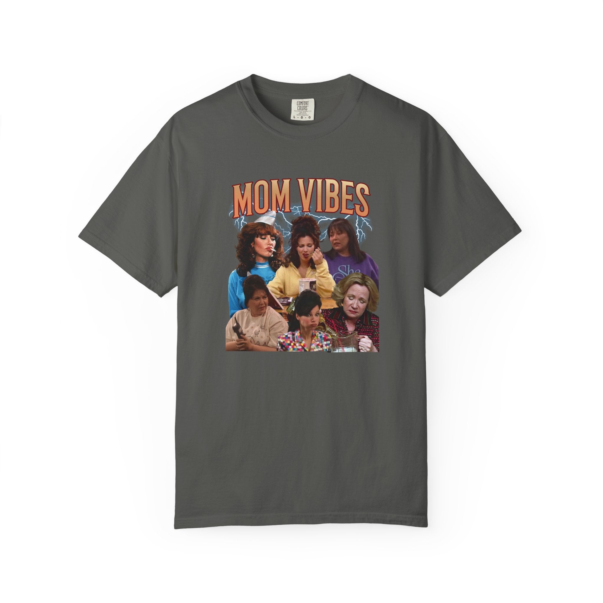 Mom Vibes Graphic T-Shirt — Retro Mom Squad Vintage Style Tee
