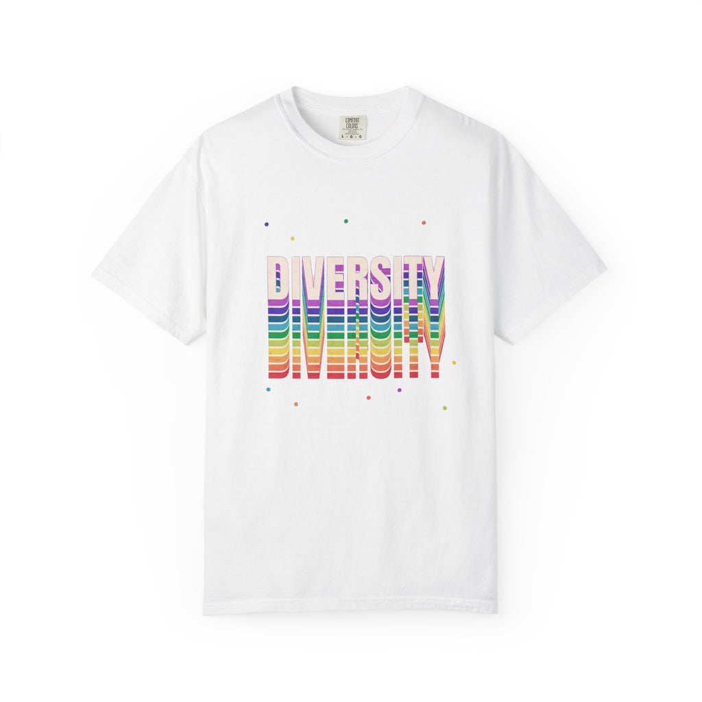 Diversity Rainbow T-Shirt — 'DIVERSITY' Bold Pride Graphic Tee