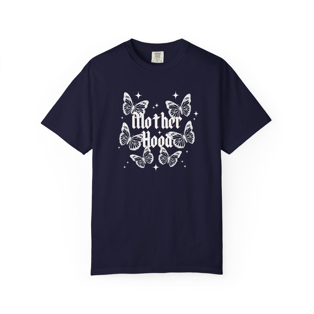 Motherhood Butterfly T-Shirt — Vintage Floral Mom Tee for Mother's Day