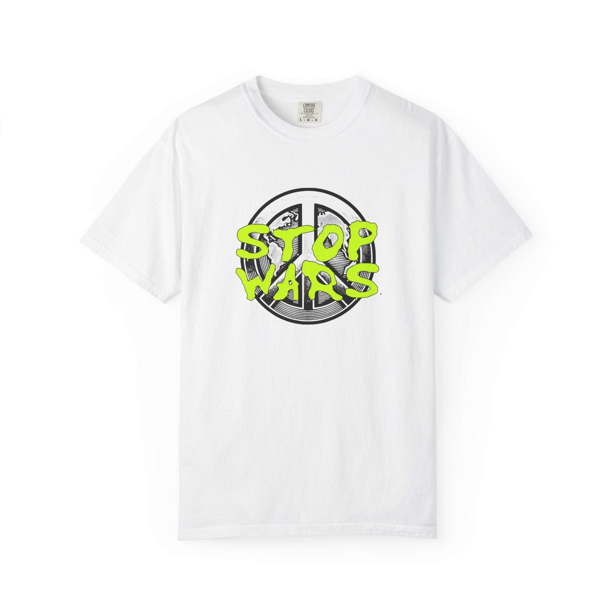Peace Sign "Stop Wars" T-Shirt — Anti-War Graphic Tee