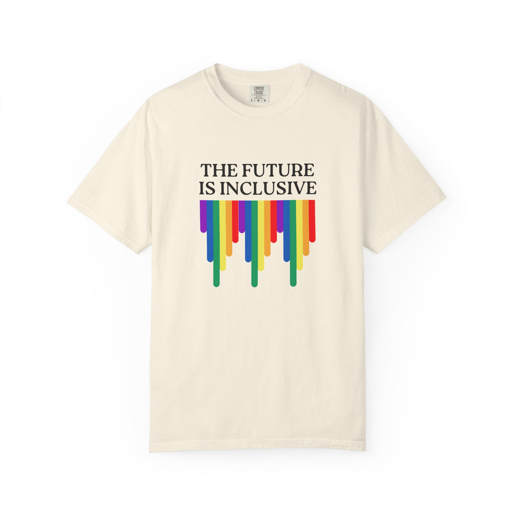 Inclusive Future T‑Shirt – "The Future Is Inclusive" Rainbow Pride Tee