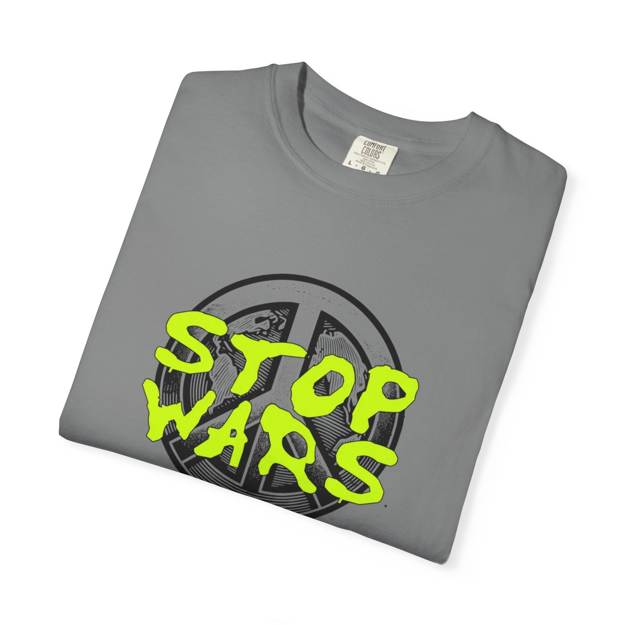 Peace Sign "Stop Wars" T-Shirt — Anti-War Graphic Tee