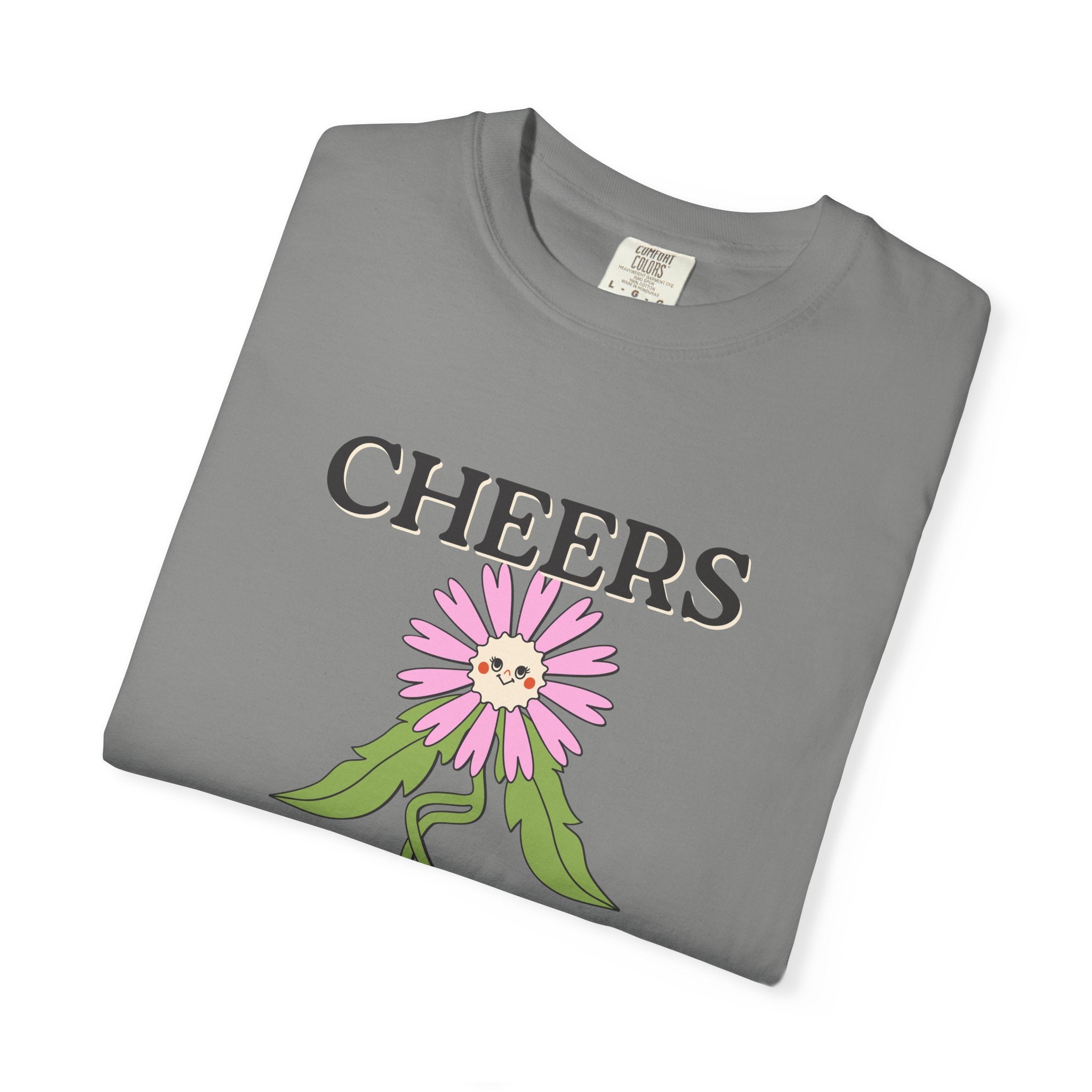 Cheers Queers Floral T-Shirt — Pride Friendly Graphic Tee
