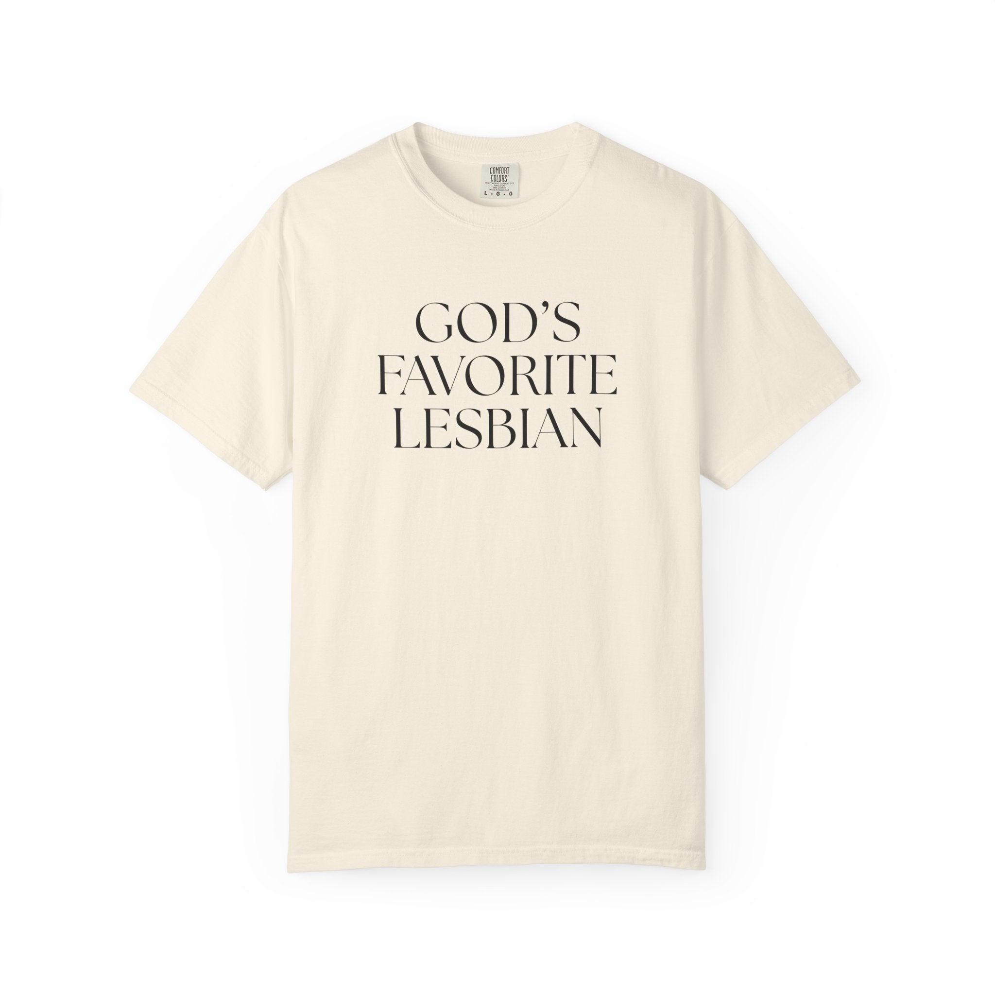 God’s Favorite Lesbian T-Shirt — Inclusive Pride Tee