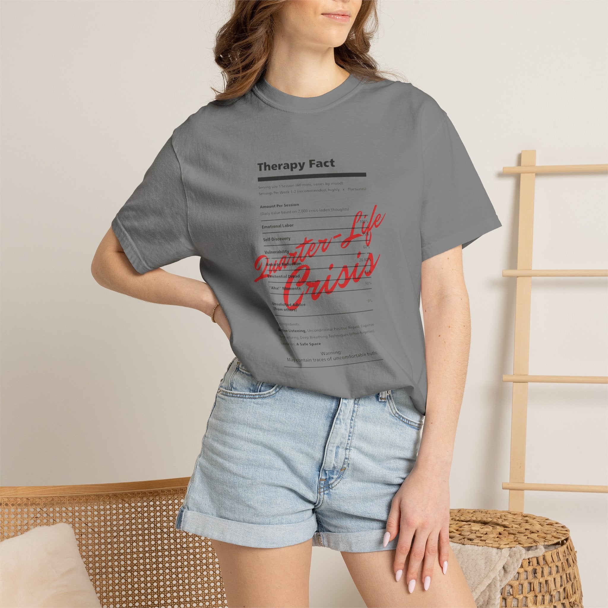 Therapy Fact "Quarter-Life Crisis" T-Shirt