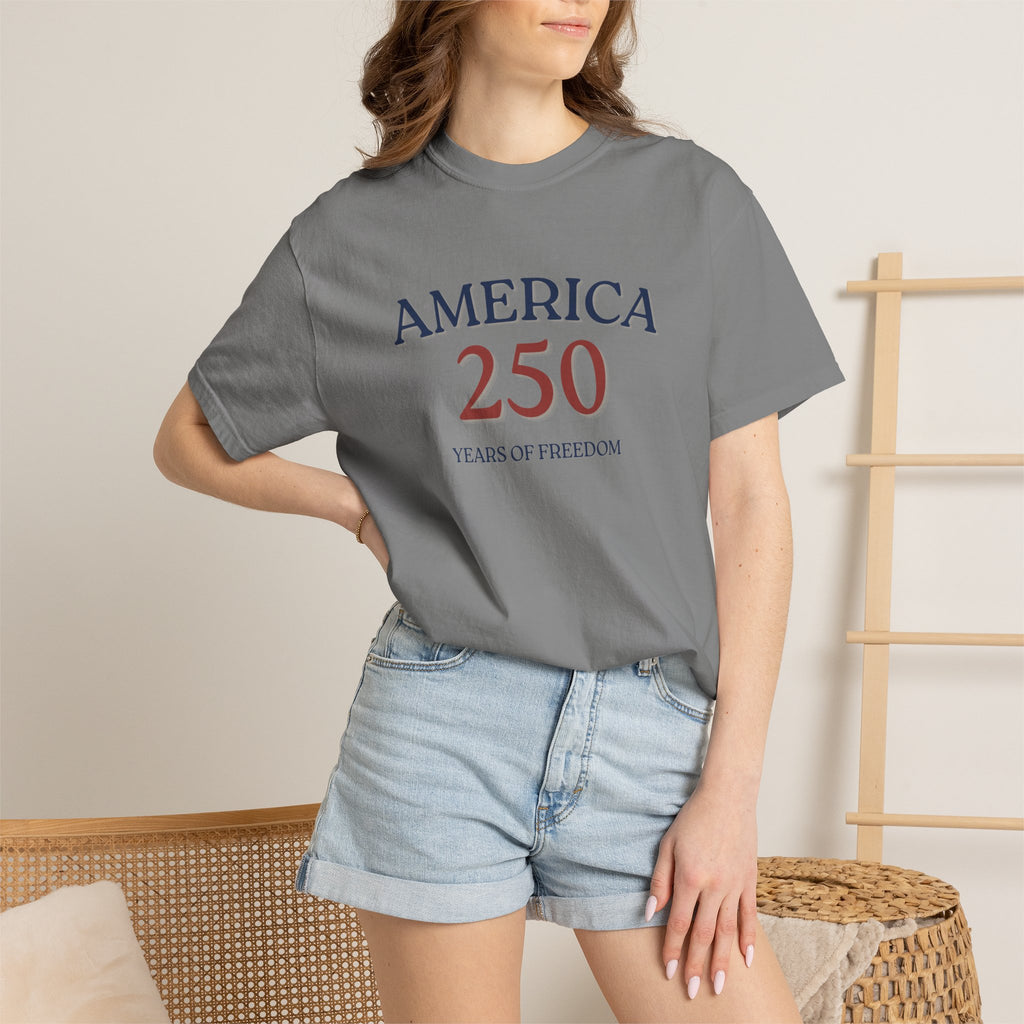 America 250 T-Shirt - Years of Freedom Patriotic Tee