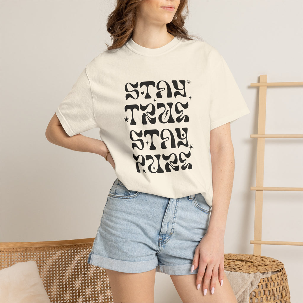 Stay True Stay Pure Graphic T-Shirt