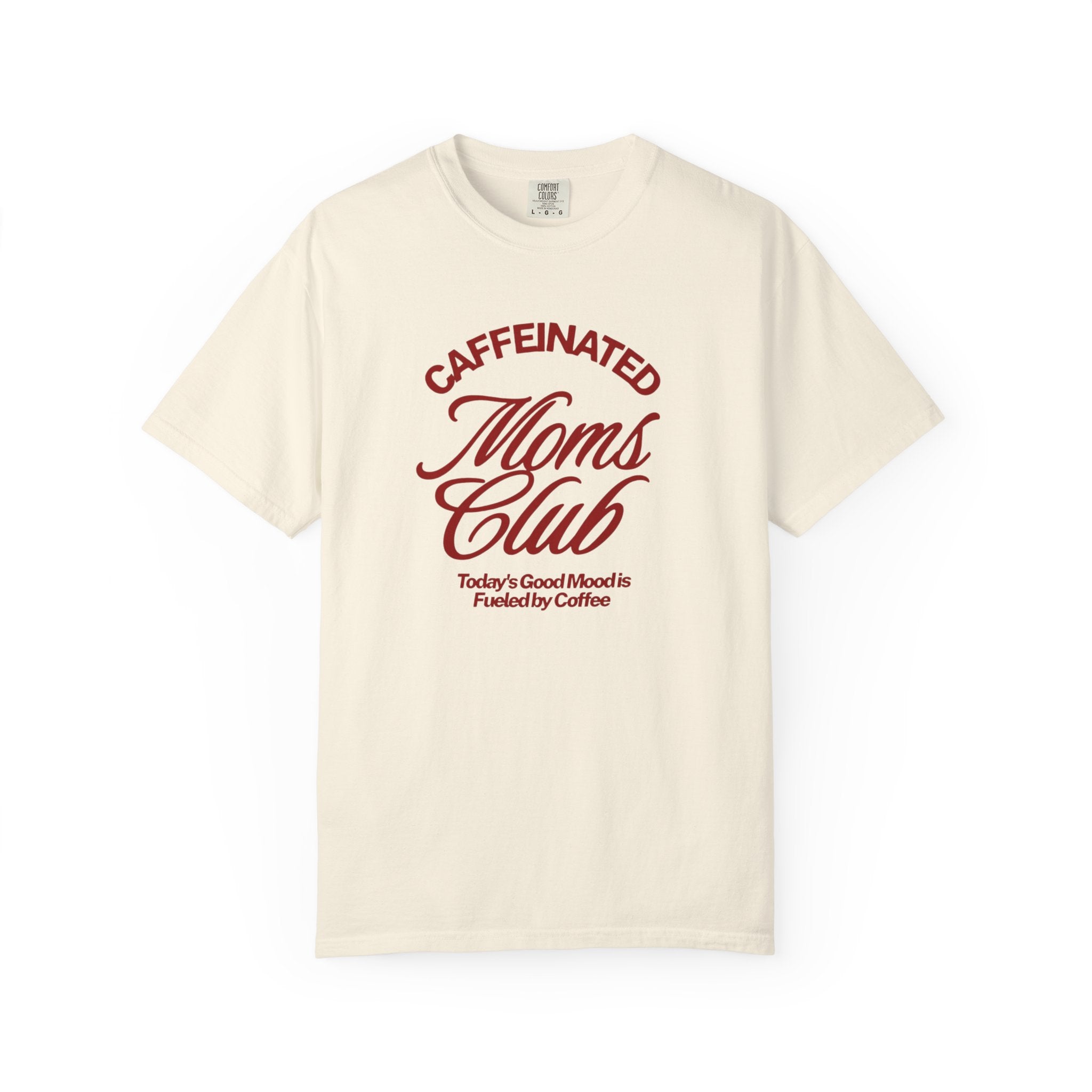 Caffeinated Moms Club T-Shirt — Retro Coffee Mom Tee