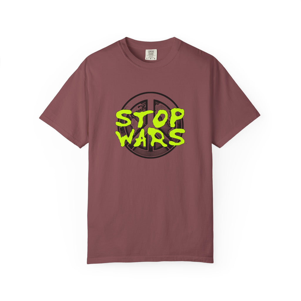 Peace Sign "Stop Wars" T-Shirt — Anti-War Graphic Tee