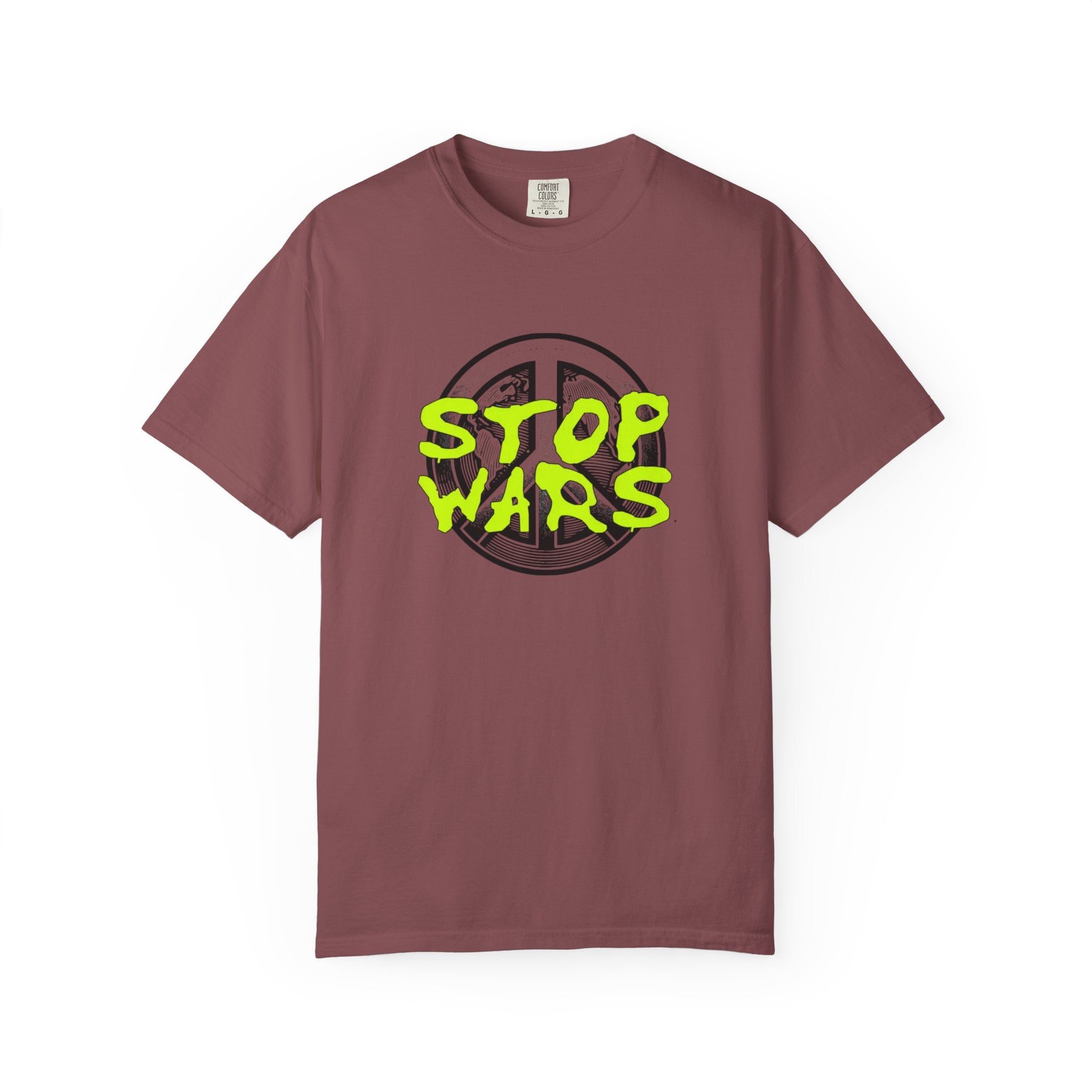 Peace Sign "Stop Wars" T-Shirt — Anti-War Graphic Tee