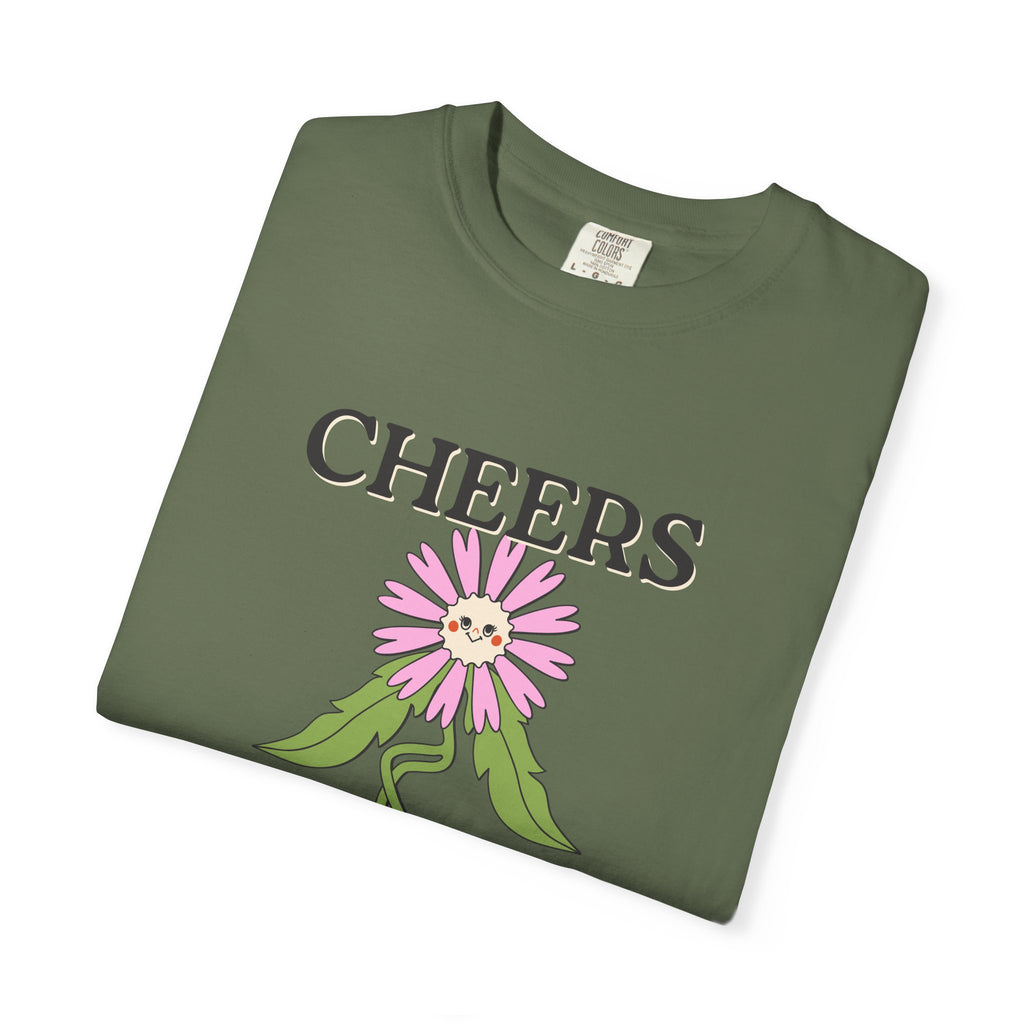 Cheers Queers Floral T-Shirt — Pride Friendly Graphic Tee