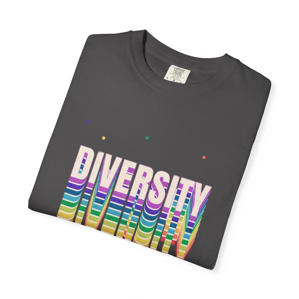Diversity Rainbow T-Shirt — 'DIVERSITY' Bold Pride Graphic Tee