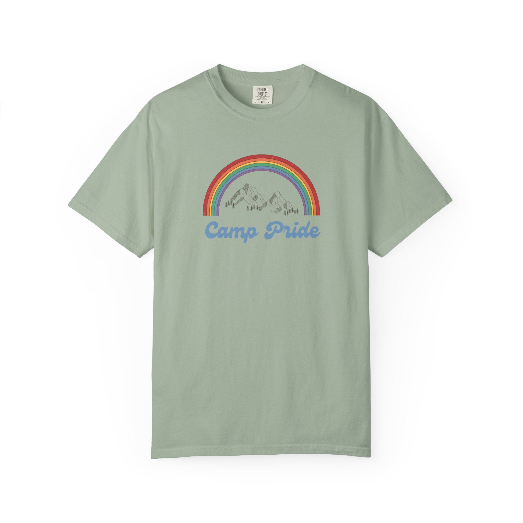 Camp Pride T-Shirt — Rainbow Graphic Tee