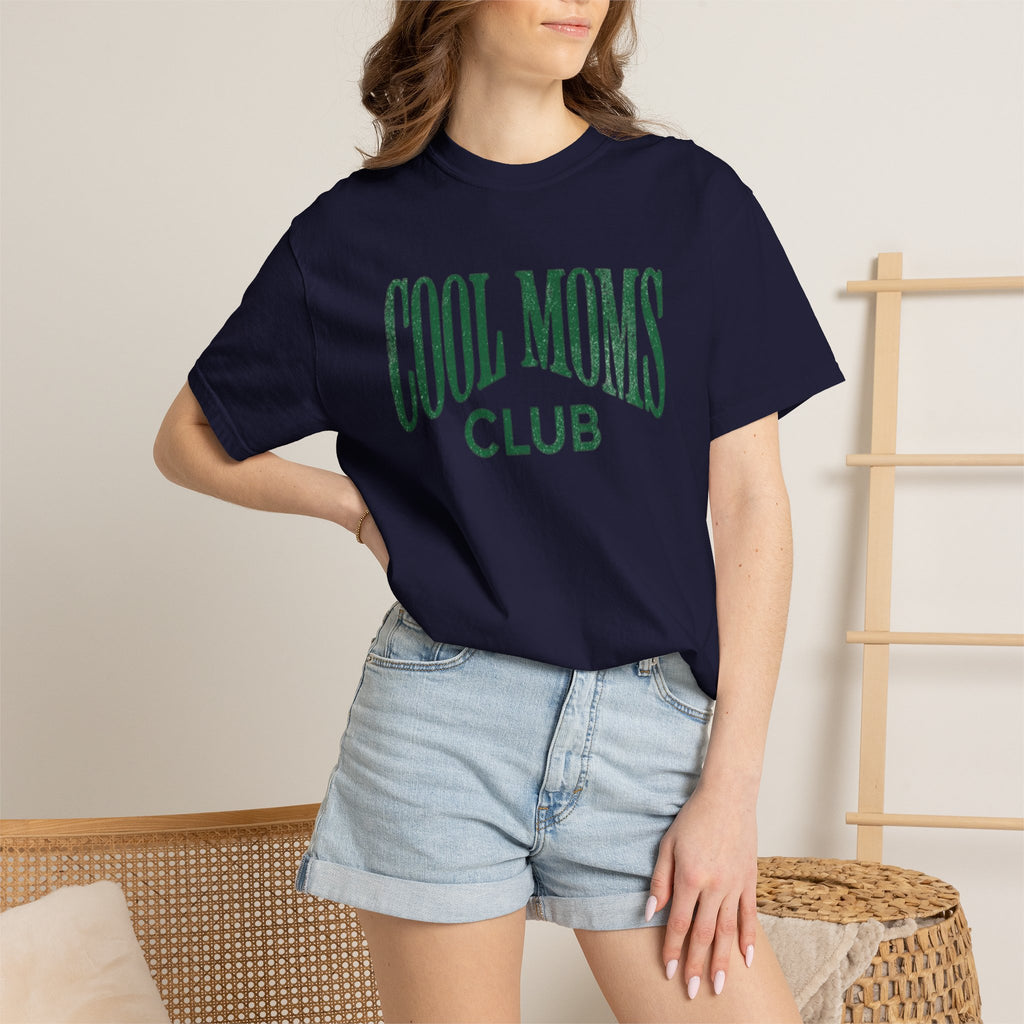 Cool Moms Club T-Shirt — Vintage Collegiate Mom Tee