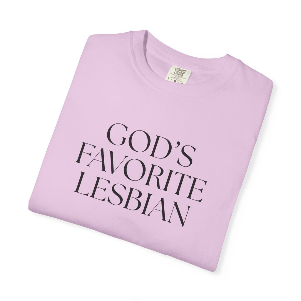 God’s Favorite Lesbian T-Shirt — Inclusive Pride Tee