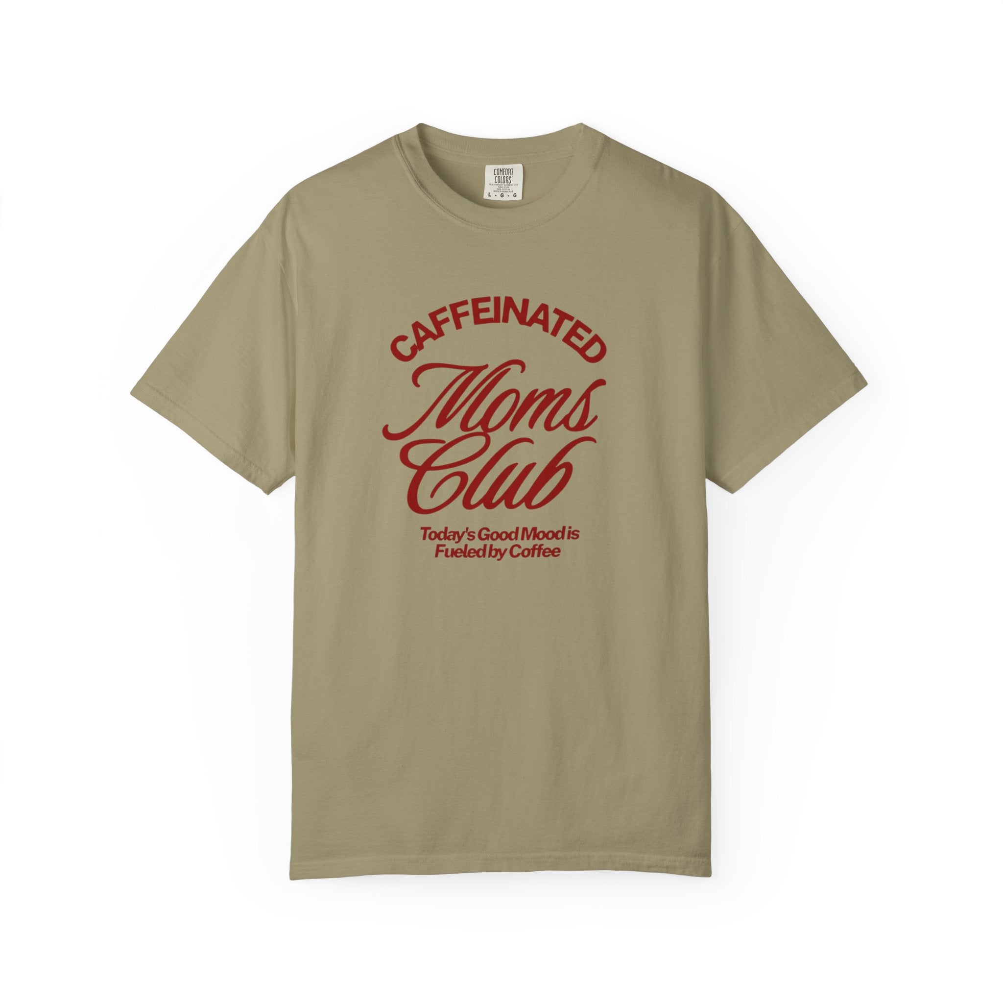 Caffeinated Moms Club T-Shirt — Retro Coffee Mom Tee