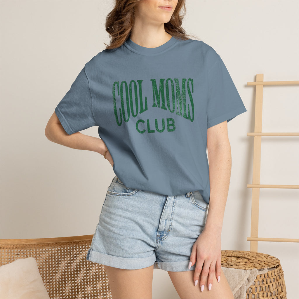 Cool Moms Club T-Shirt — Vintage Collegiate Mom Tee