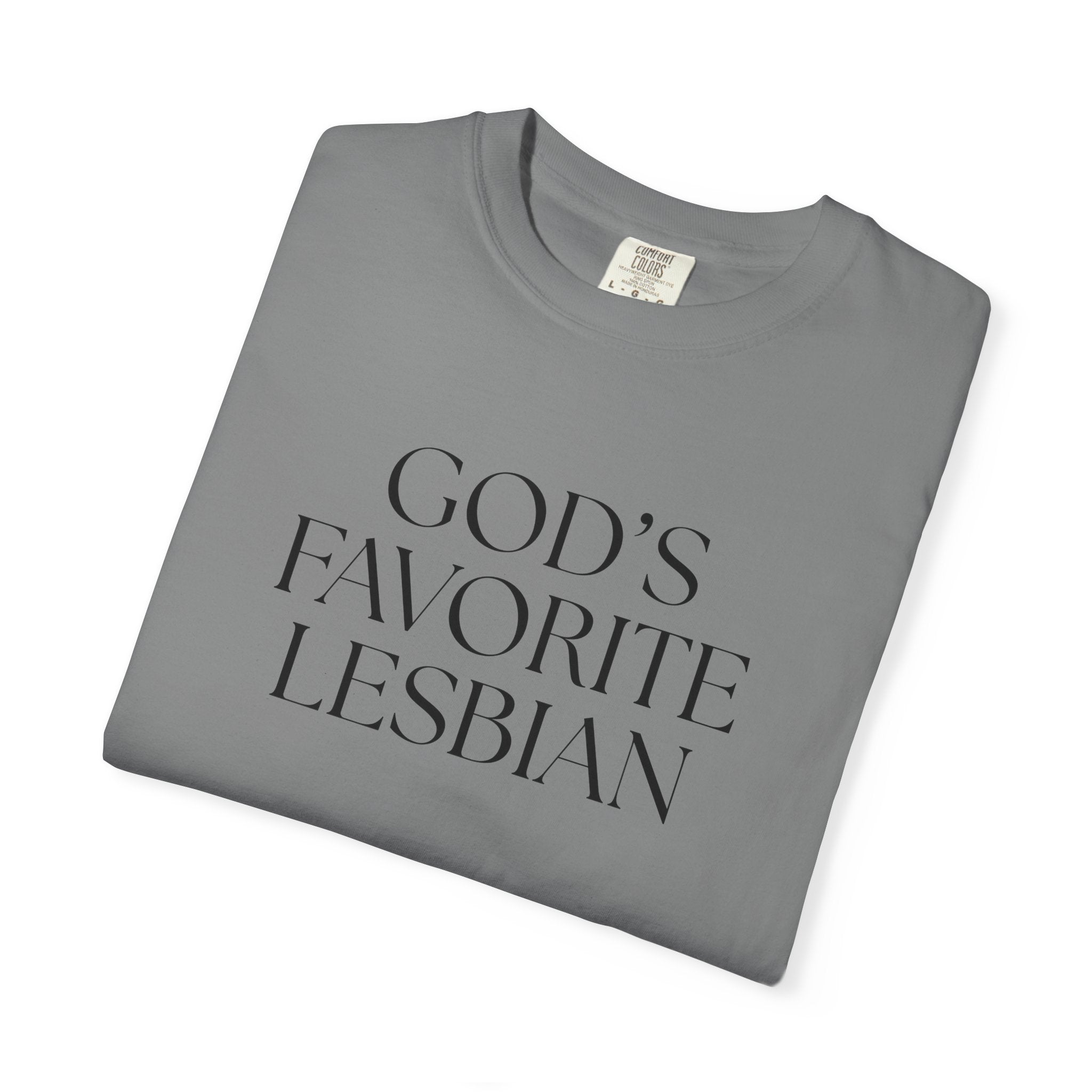 God’s Favorite Lesbian T-Shirt — Inclusive Pride Tee