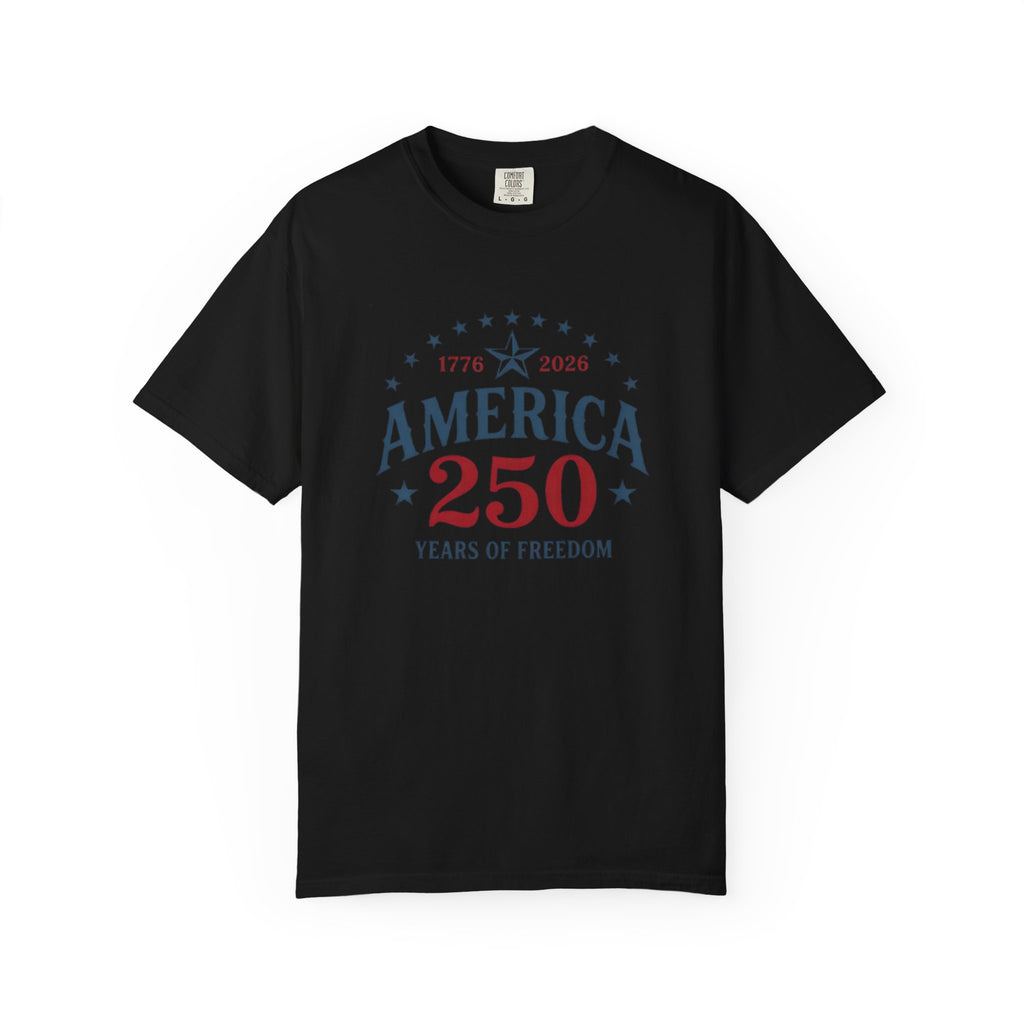 America 250 T-Shirt — 1776–2026 Years of Freedom Patriotic Tee